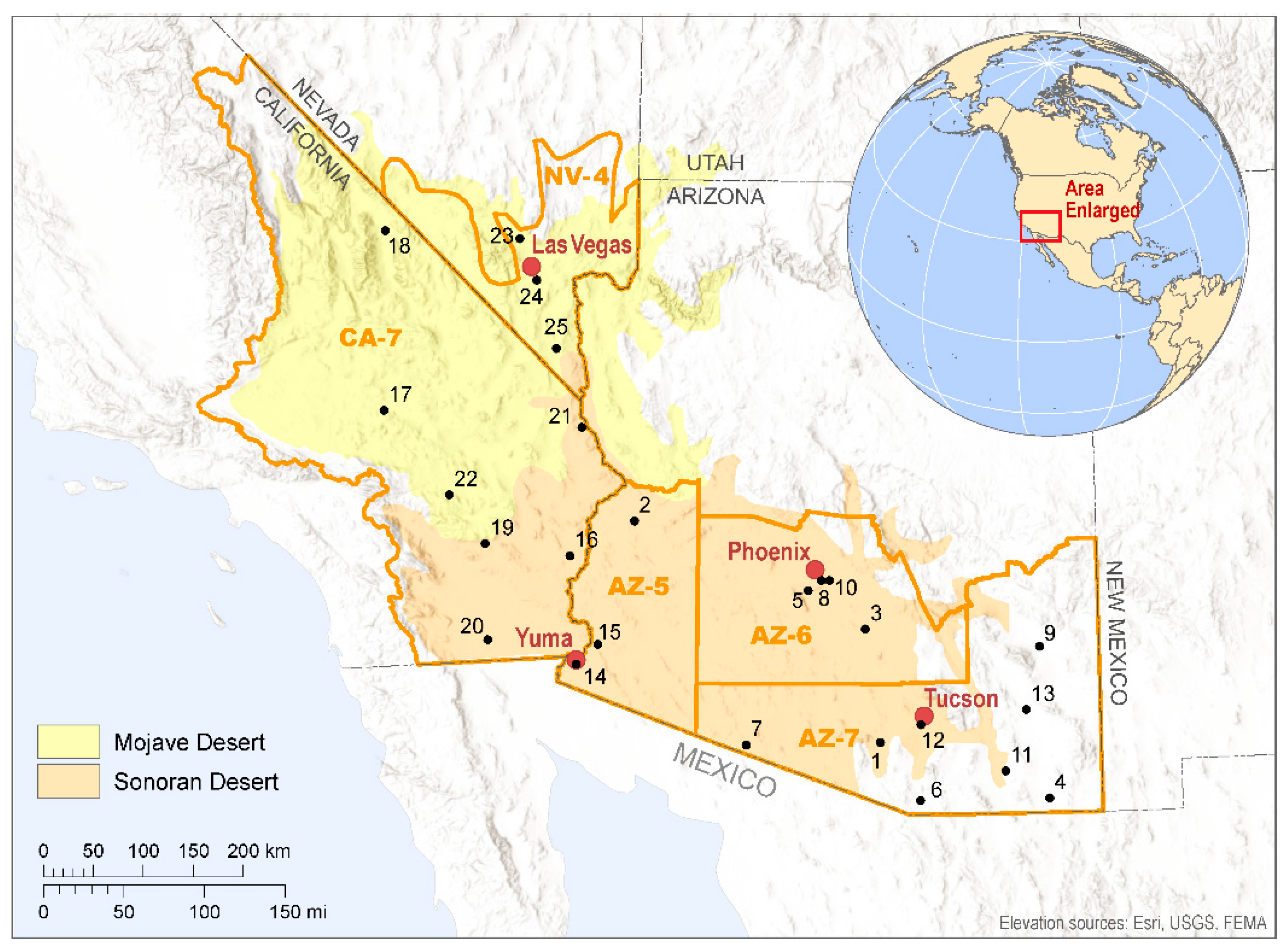 Deserts In The United States Map 2024 Schedule 1