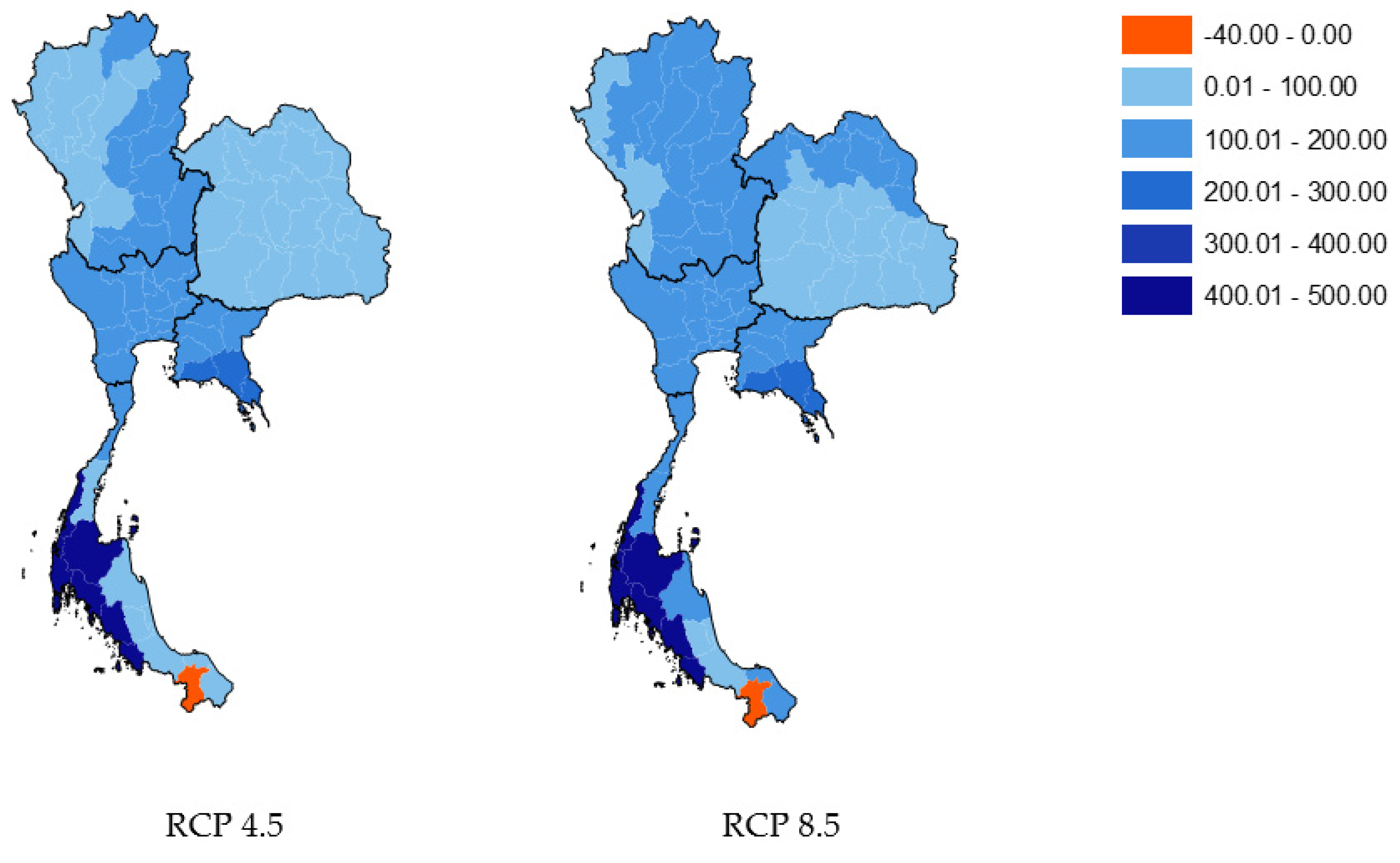 Thailand Climate Map