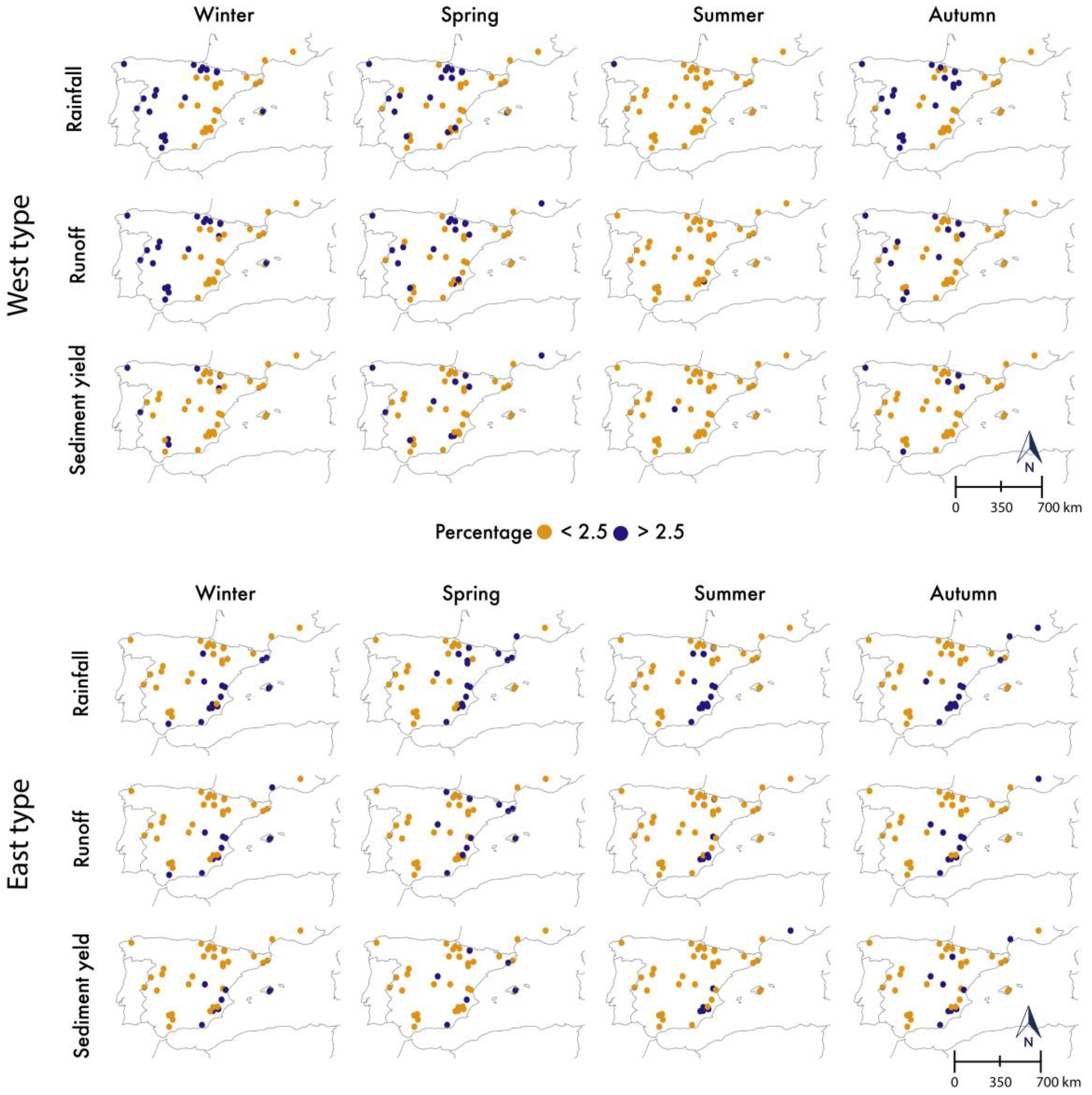 Atmosphere Free Full Text Relationship Of Weather Types On The Seasonal And Spatial Variability Of Rainfall Runoff And Sediment Yield In The Western Mediterranean Basin Html Atmosphere Free Full Text Relationship Of Weather Types On The Seasonal And Spatial Variability Of Rainfall Runoff And Sediment Yield In The Western Mediterranean Basin Html