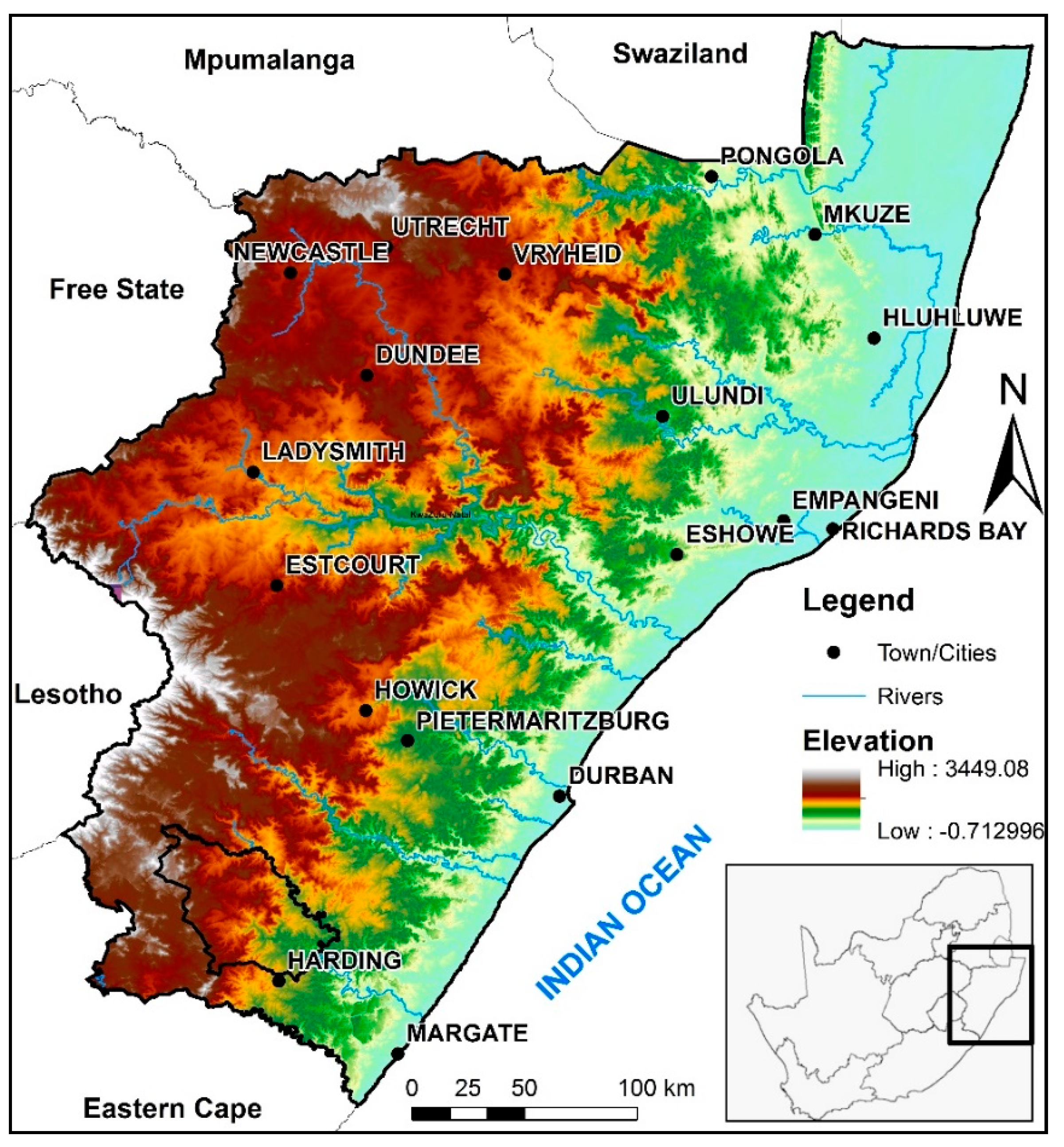 Drought Stricken Map Of South Africa Atmosphere | Free Full-Text | Assessment Of Meteorological Drought And Wet  Conditions Using Two Drought Indices Across Kwazulu-Natal Province, South  Africa | Html