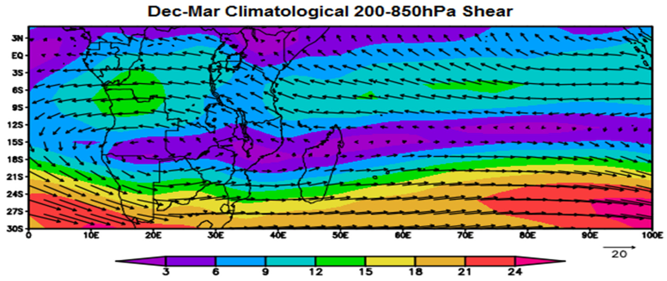 Vertical Wind Shear Map Atmosphere | Free Full-Text | Seasonal To Interannual Variability Of Vertical  Wind Shear And Its Relationship With Tropical Cyclogenesis In The  Mozambique Channel