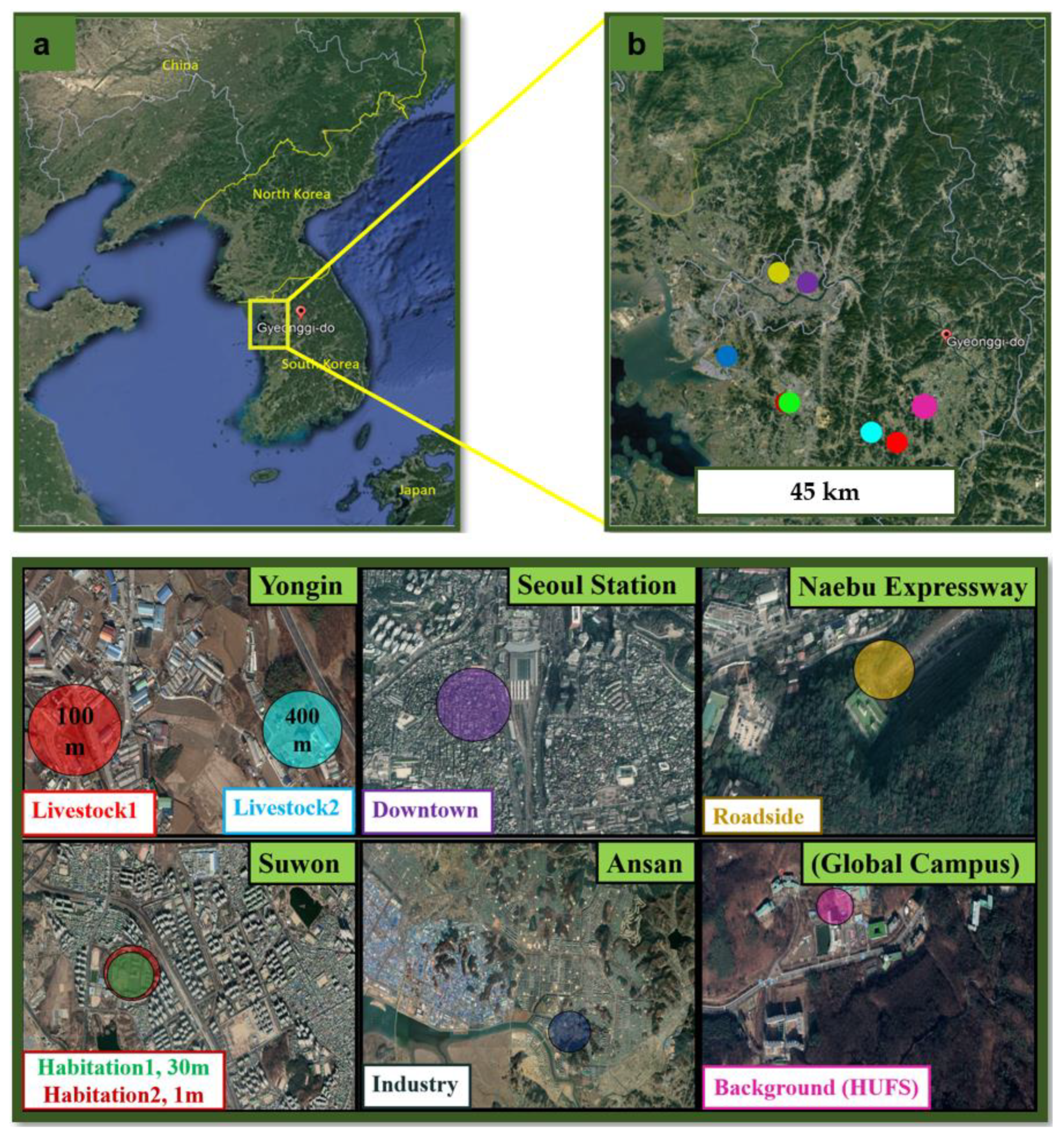 Atmosphere Free Full Text Seasonal And Spatial Variations Of Atmospheric Ammonia In The Urban And Suburban Environments Of Seoul Korea Html