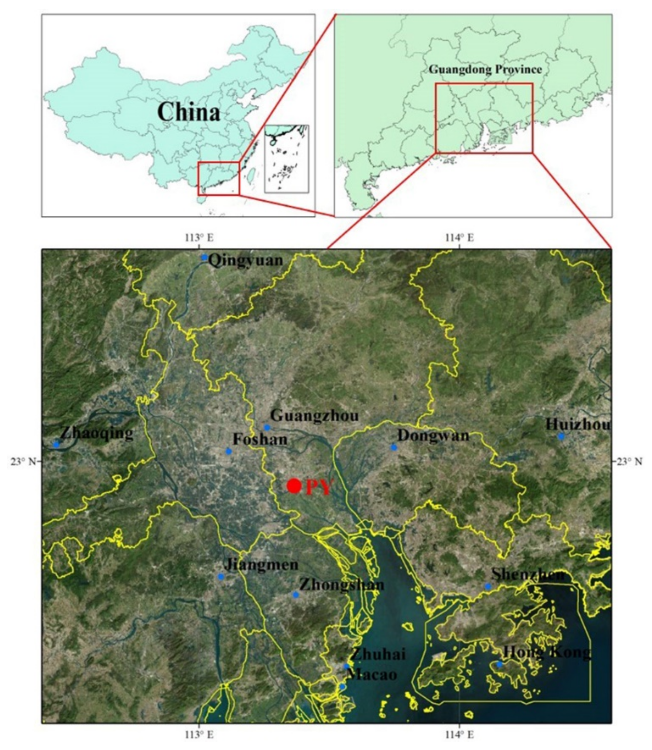 atmosphere Characteristics of Volatile Organic Compounds in the Pearl