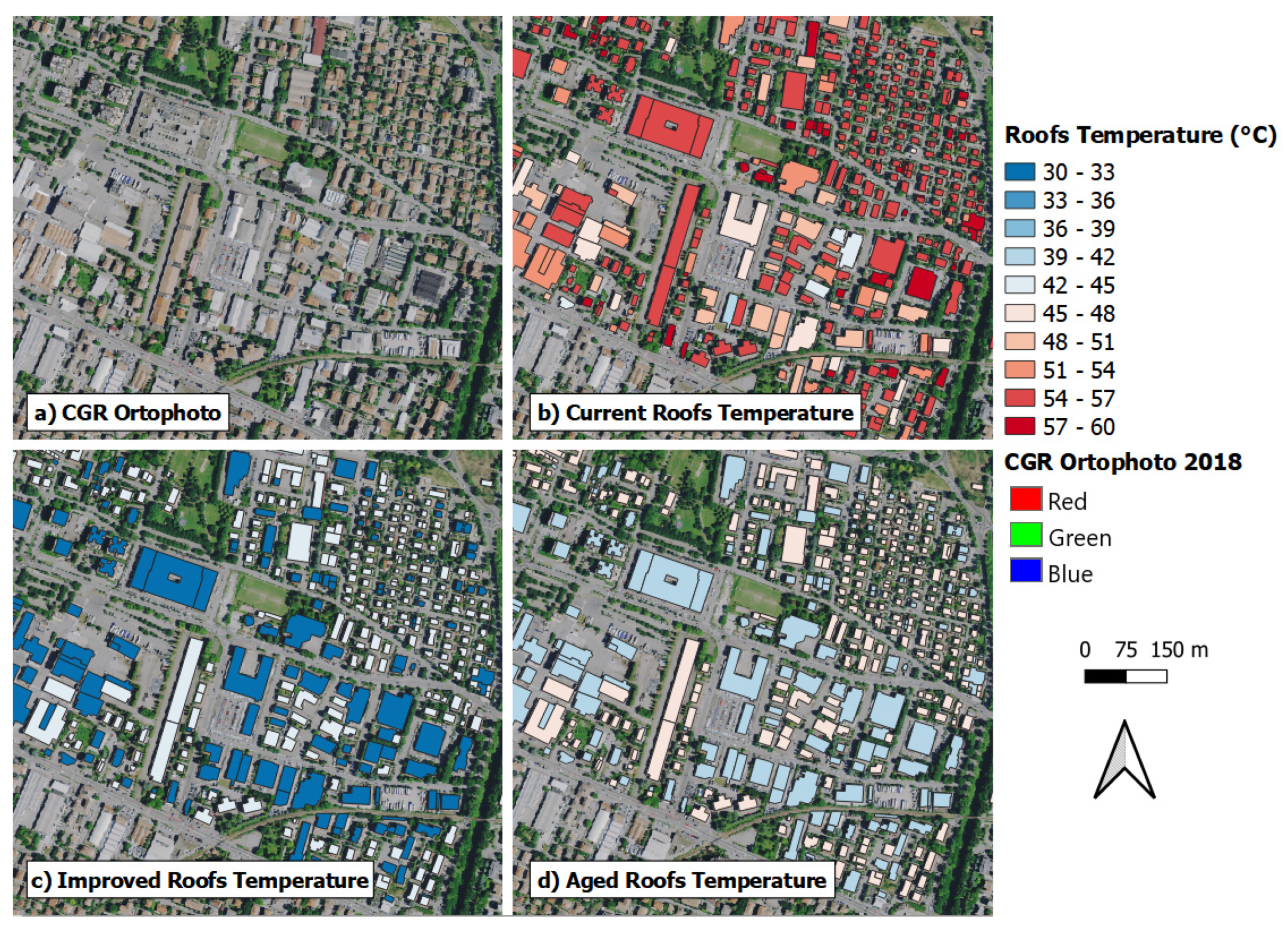 Atmosphere Free Full-Text | Identification of SUHI in Urban Areas by Remote Sensing Data and Mitigation Hypothesis Solar Reflective Materials | HTML