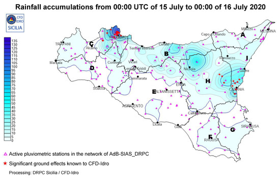 Extraction and mapping of downpour impact and their Cumulonimbus