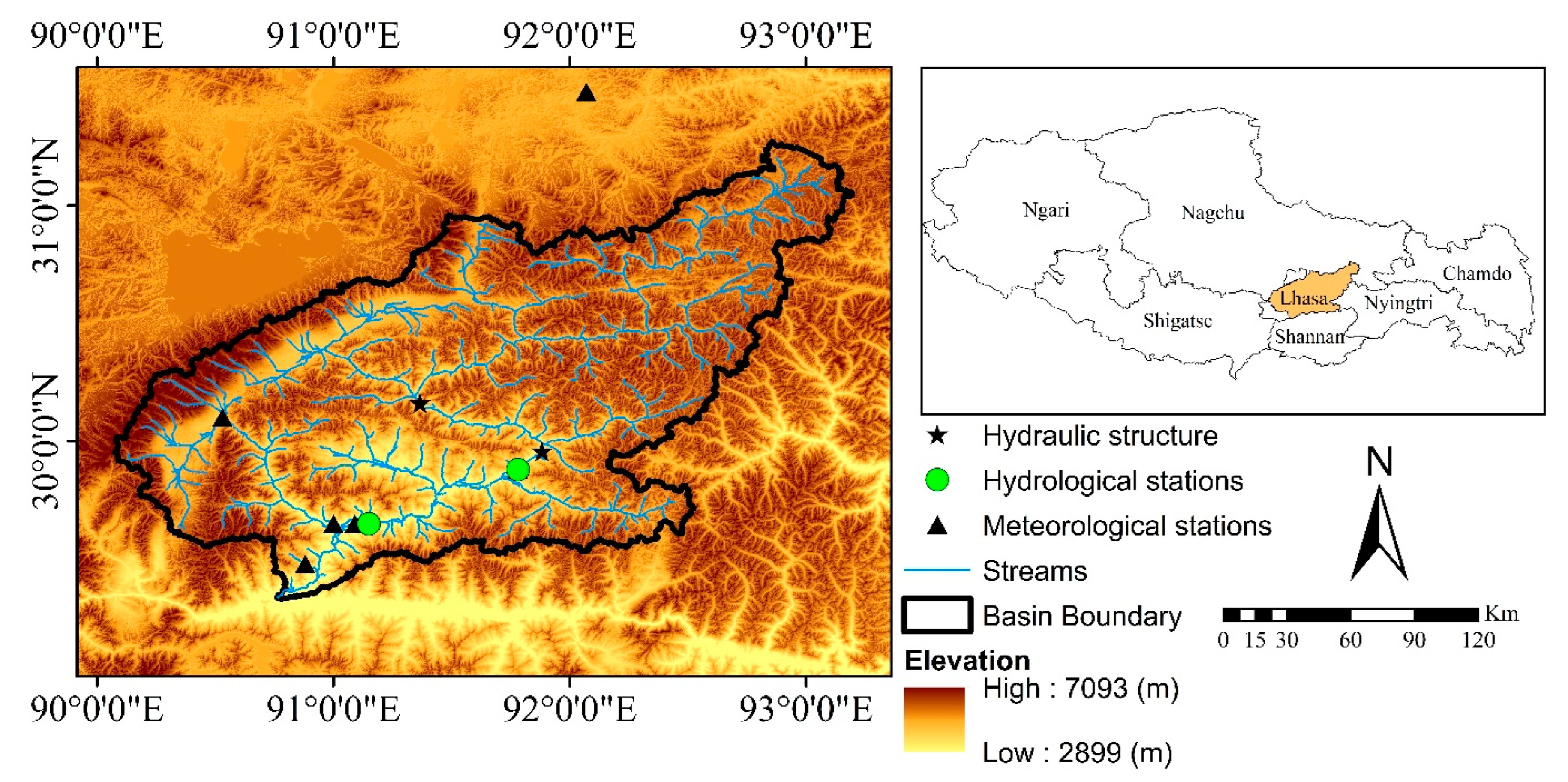 Variation of Runoff and Runoff Components of the Lhasa River