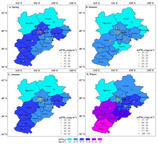 Fractional Vegetation Cover and Spatiotemporal Variations of PM2.5 ...