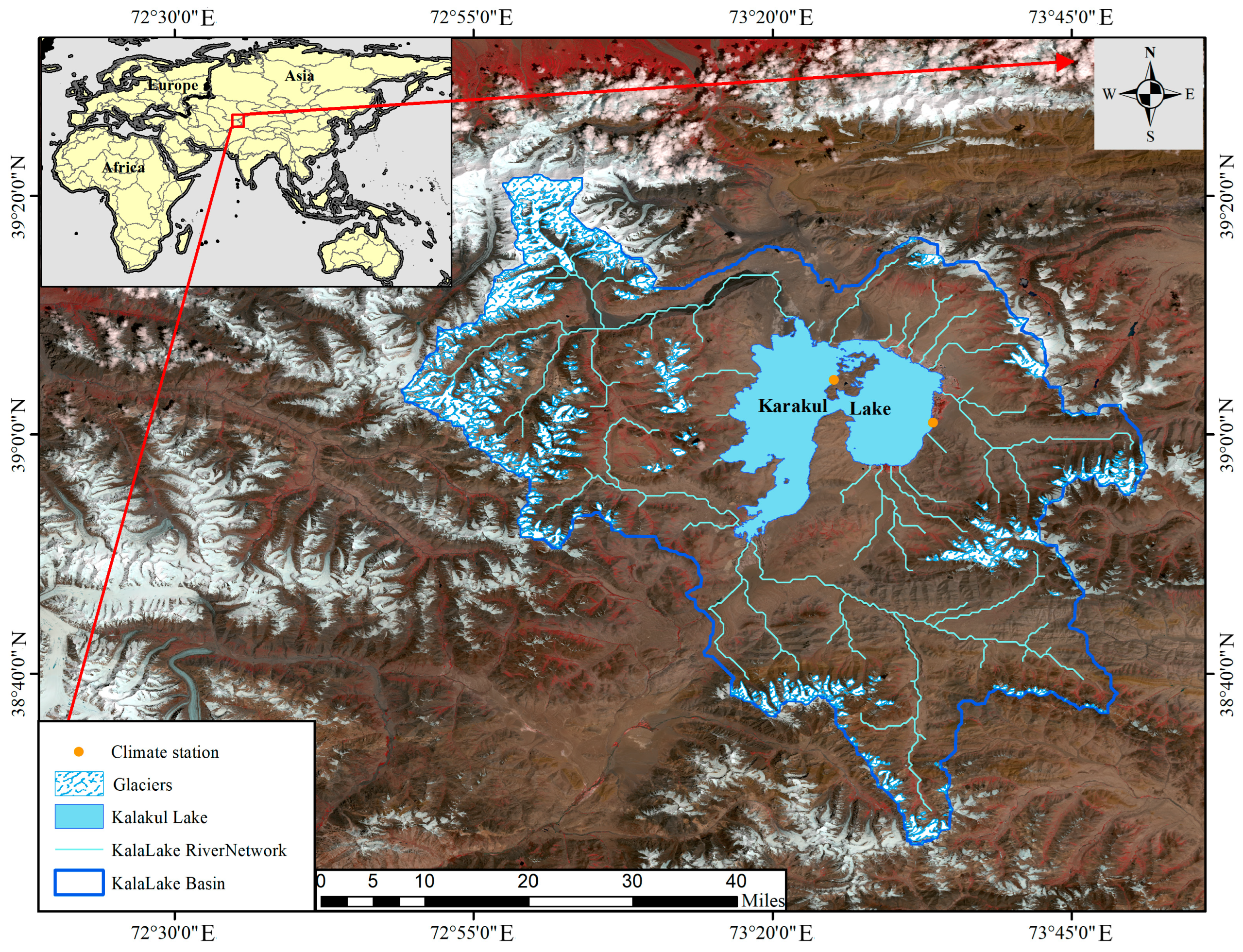 Glacier Retreat Leads to the Expansion of Alpine Lake