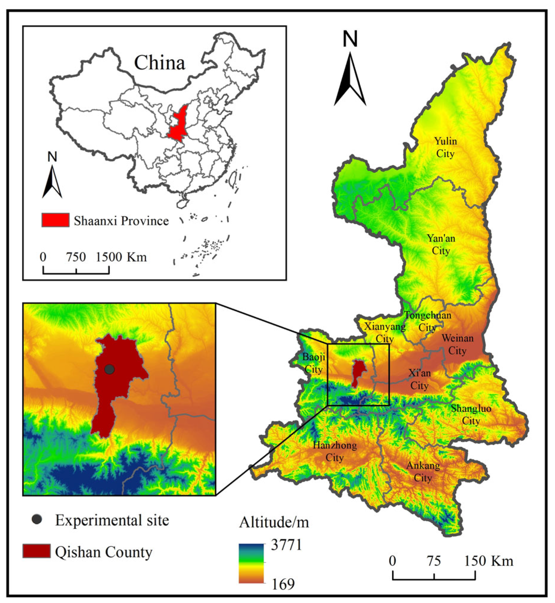 Quantifying High-Temperature and Drought Stress Effects on