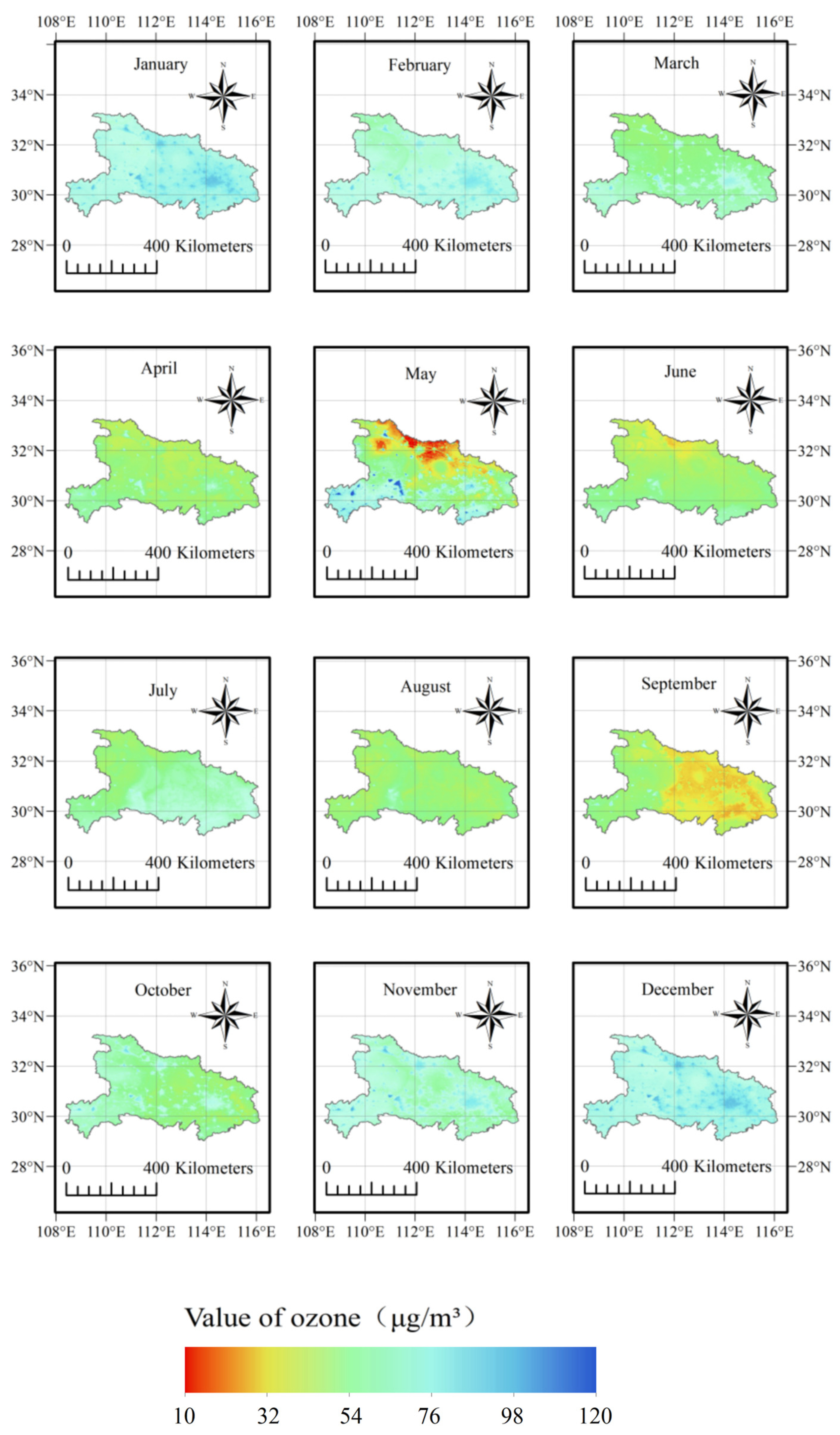 のののん Estimation of High-Spatial-Resolution Near-Surface Ozone