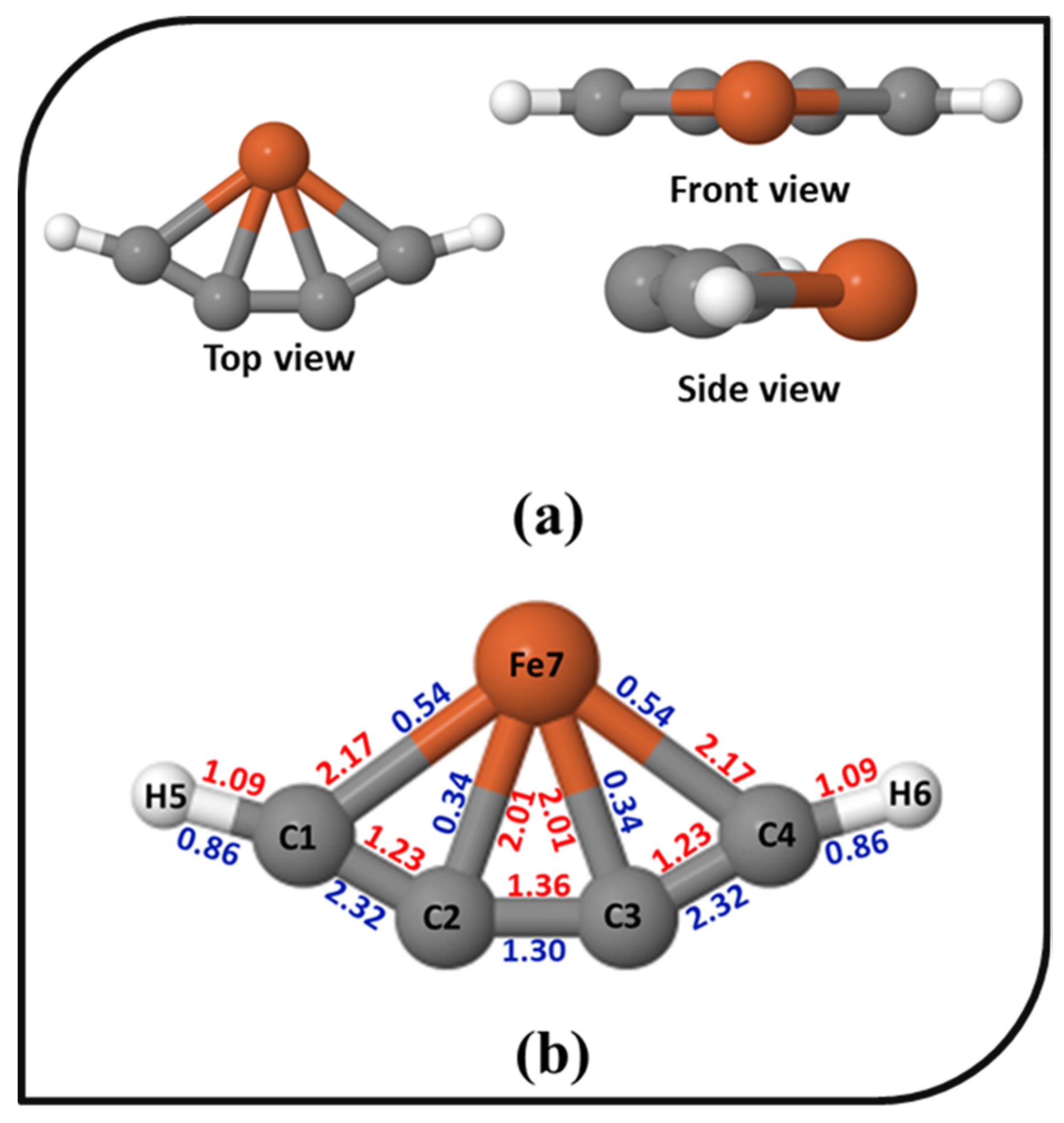 FeC4H22+ Encompassing Planar Tetracoordinate Iron: Structure