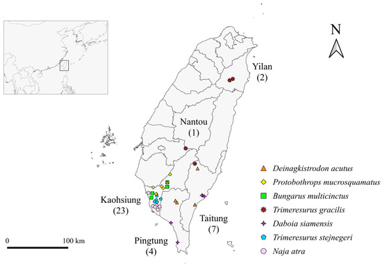 Comparative analysis of intestinal bacteria among venom secretion and  non-secrection snakes