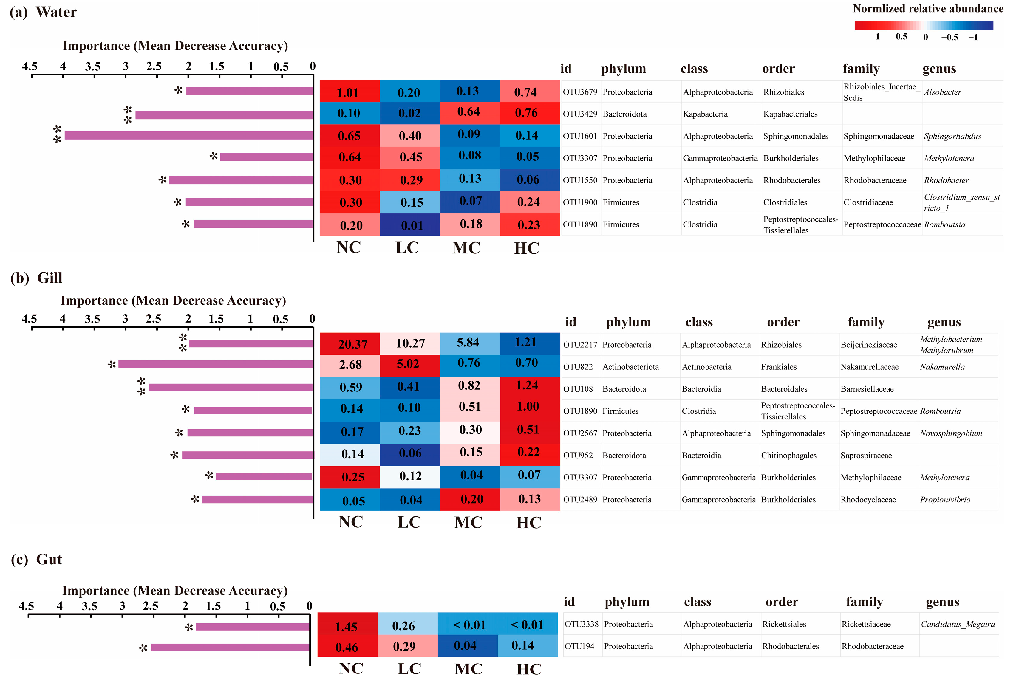 The Gill-Associated Bacterial Community Is More Affected by