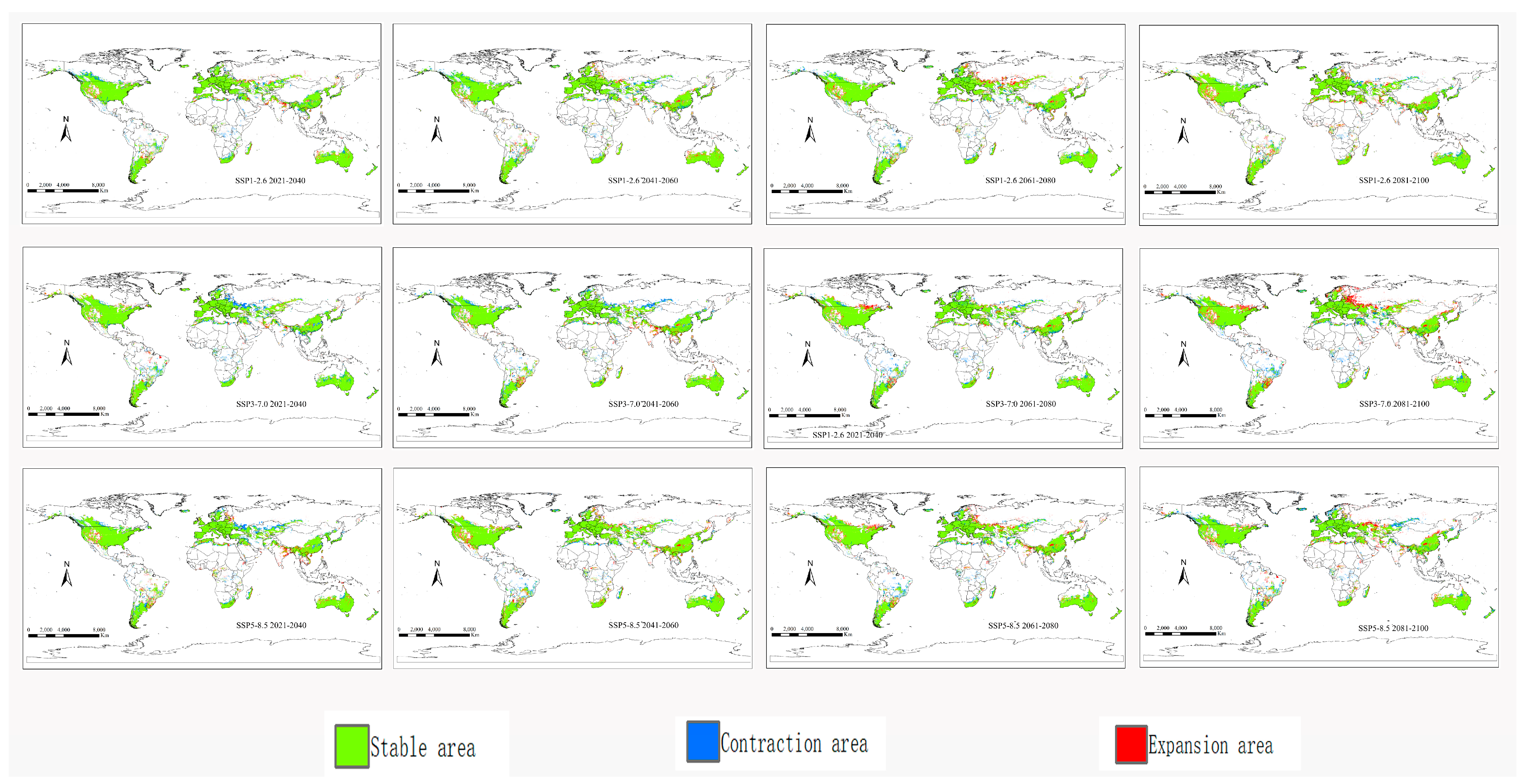 Prediction of the Global Potential Distribution Area of Phytopythium ...
