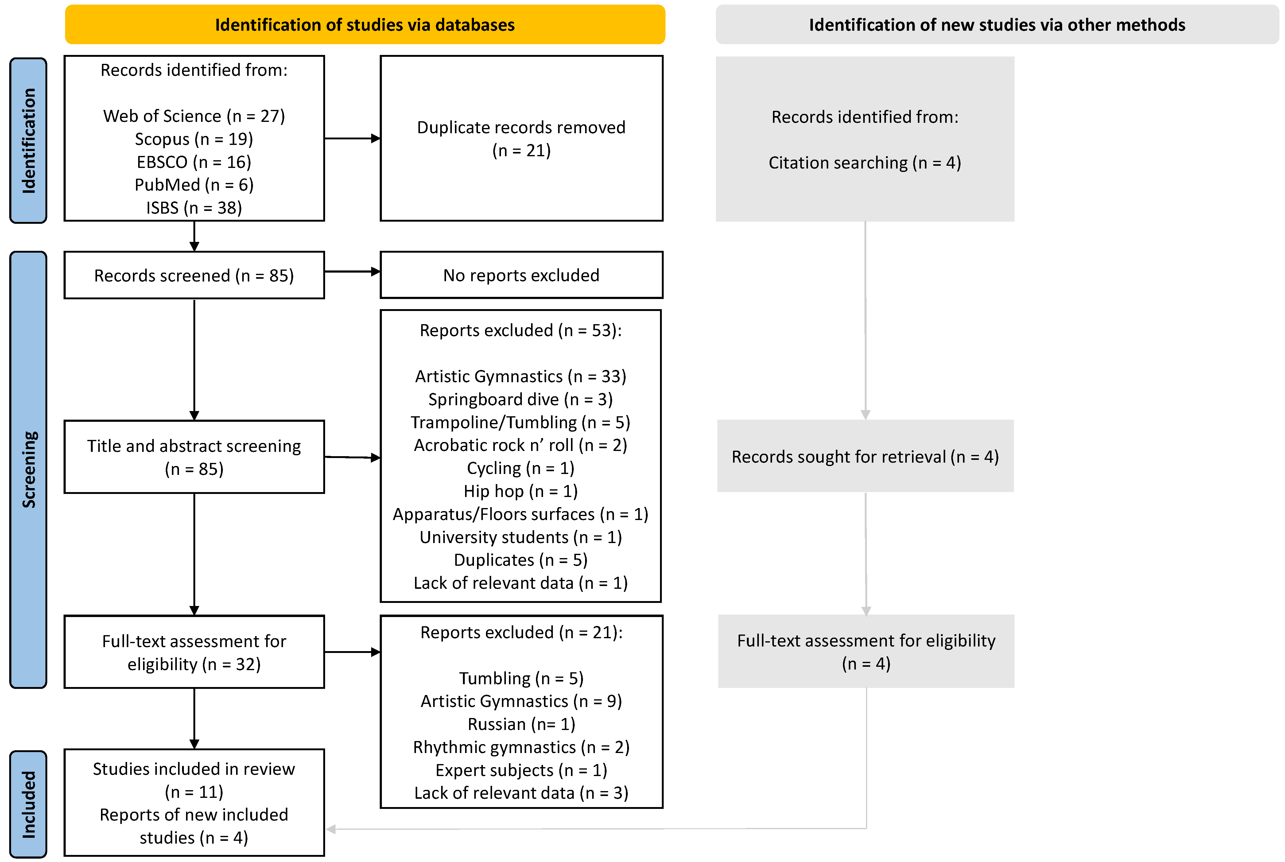 Tumbling - Disciplines