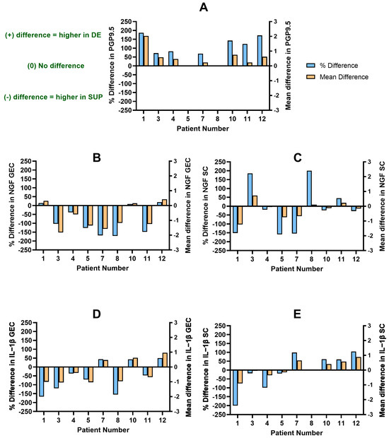 Nerve Bundle Density and Expression of NGF and IL-1β Are Intra ...