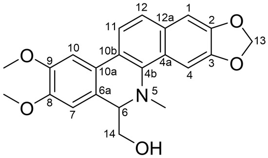 A Natural Alkaloid, 6-Hydroxymethyldihydronitidine