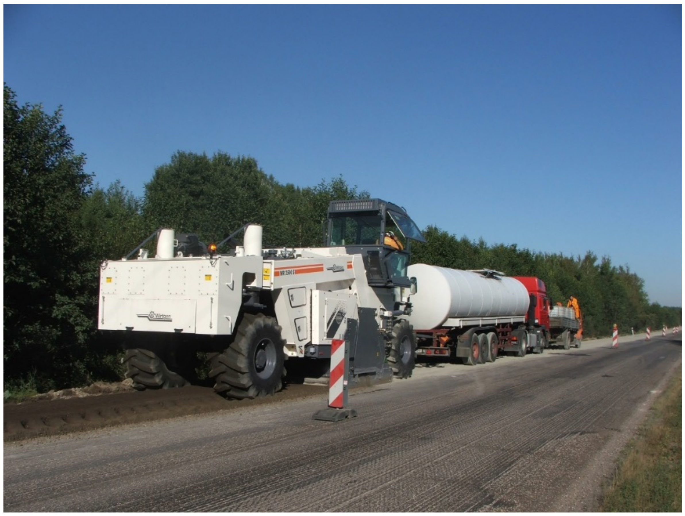 Buildings Free Full Text Assessment Of The Impact Of Hydraulic Binder On The Properties Of The Cold Recycled Mixture With Foamed Bitumen And Bitumen Emulsion Field Tests Html