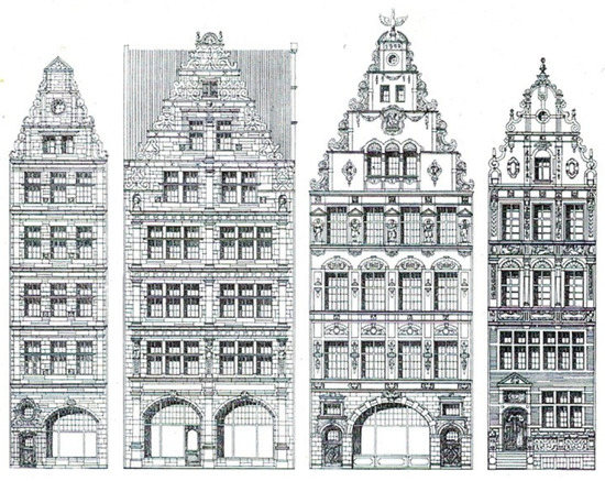 Medieval Bourgeois Tenement Houses as an Archetype for