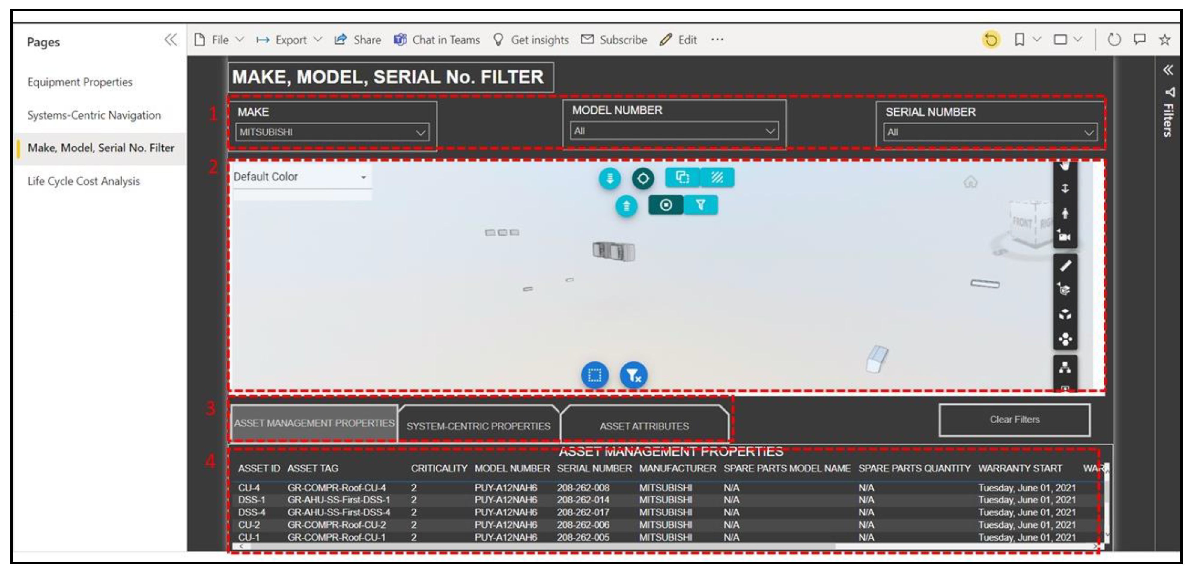 openbim component in Power BI 