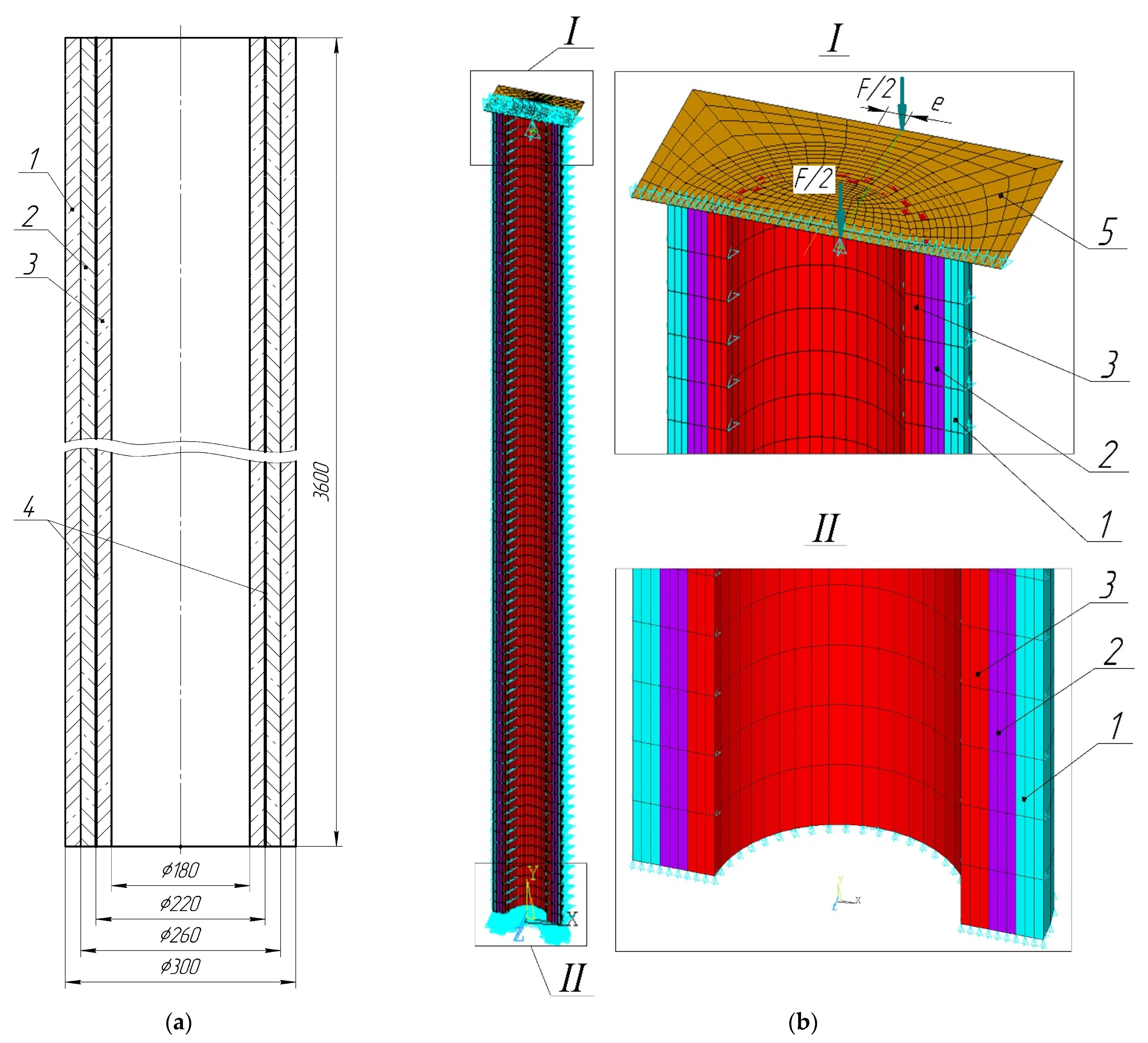 Modeling and Calculation of Improved Centrifuged Reinforced