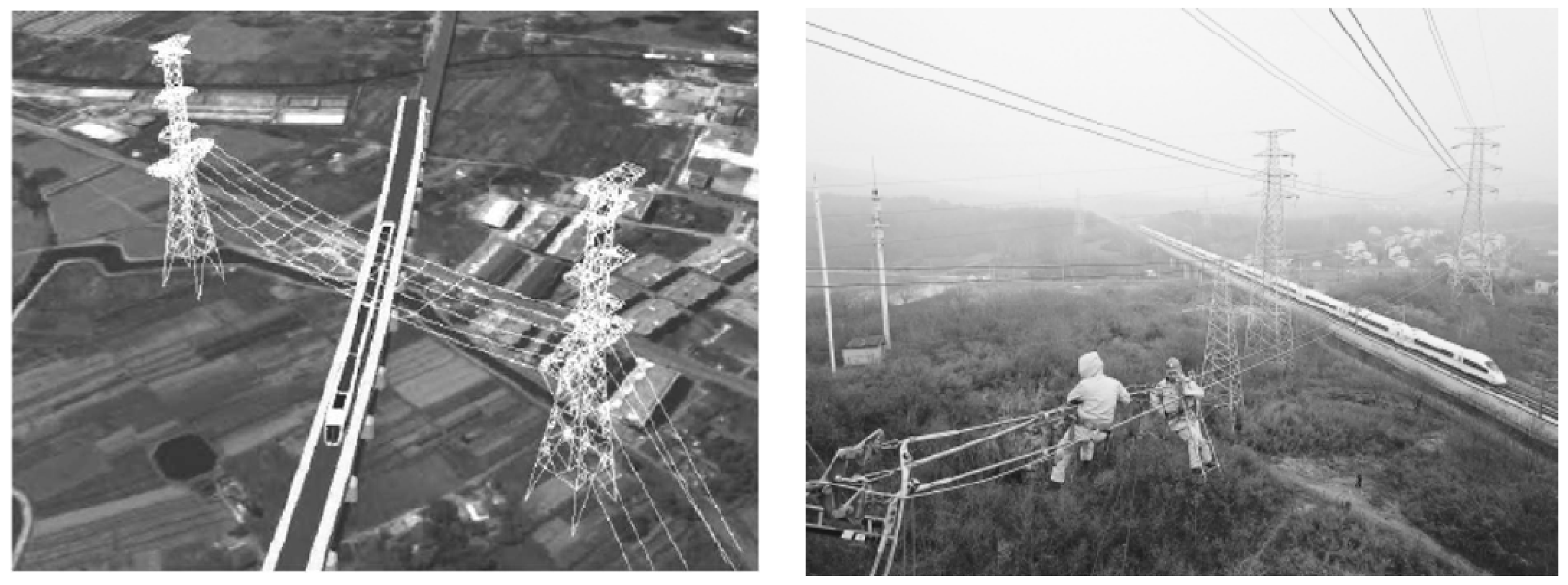 Dynamic Response of Transmission Tower-Line Systems Due to