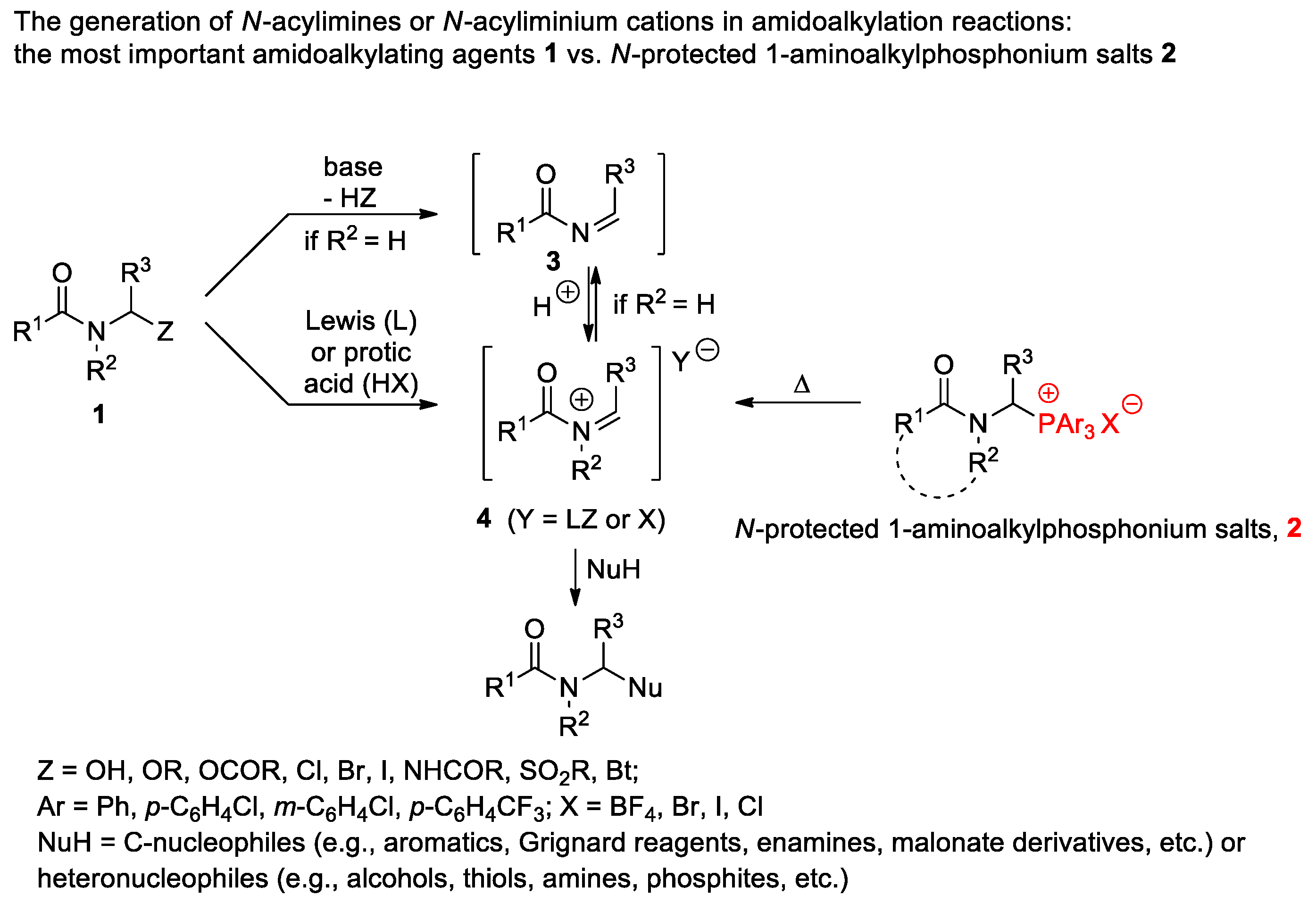 Catalysts Free Full Text Amide Type Substrates In The Synthesis Of N Protected 1 Aminomethylphosphonium Salts Html