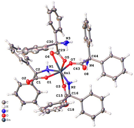 Tin Complexes Derived from the Acids Ph2C(X)CO2H (X = OH