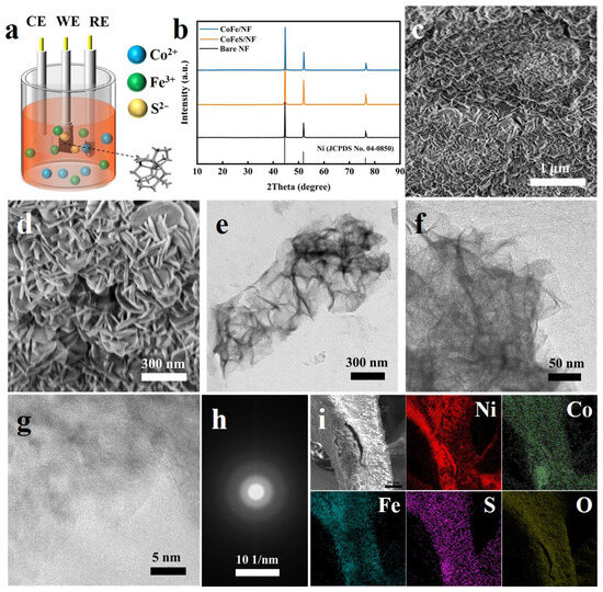Sulfur-Doped CoFe/NF Catalysts for High-Efficiency