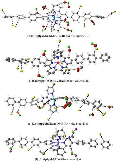 Chemistry Free Full Text Functionalised Terpyridines And Their Metal Complexes Solid State Interactions Html