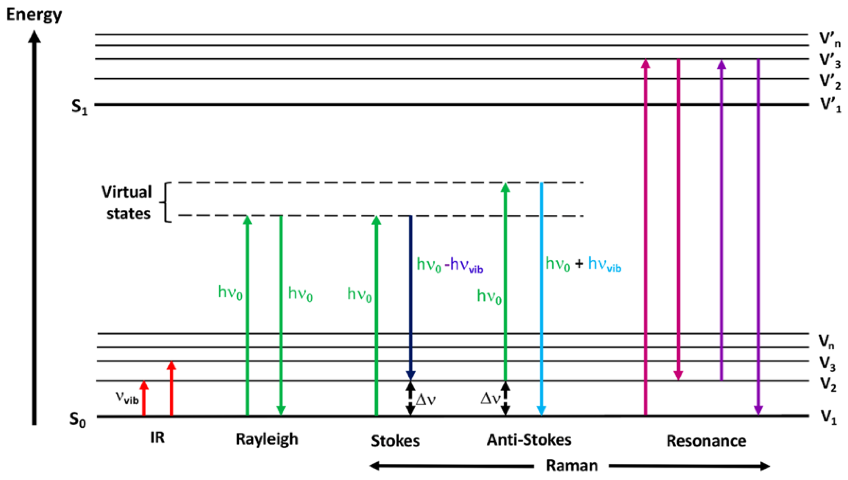 The Importance of Interbands on the Interpretation of the Raman