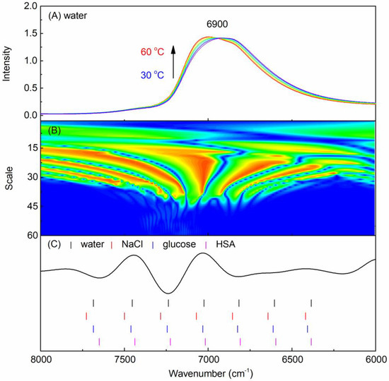 Wavelet Transform Makes Water an Outstanding Near-Infrared
