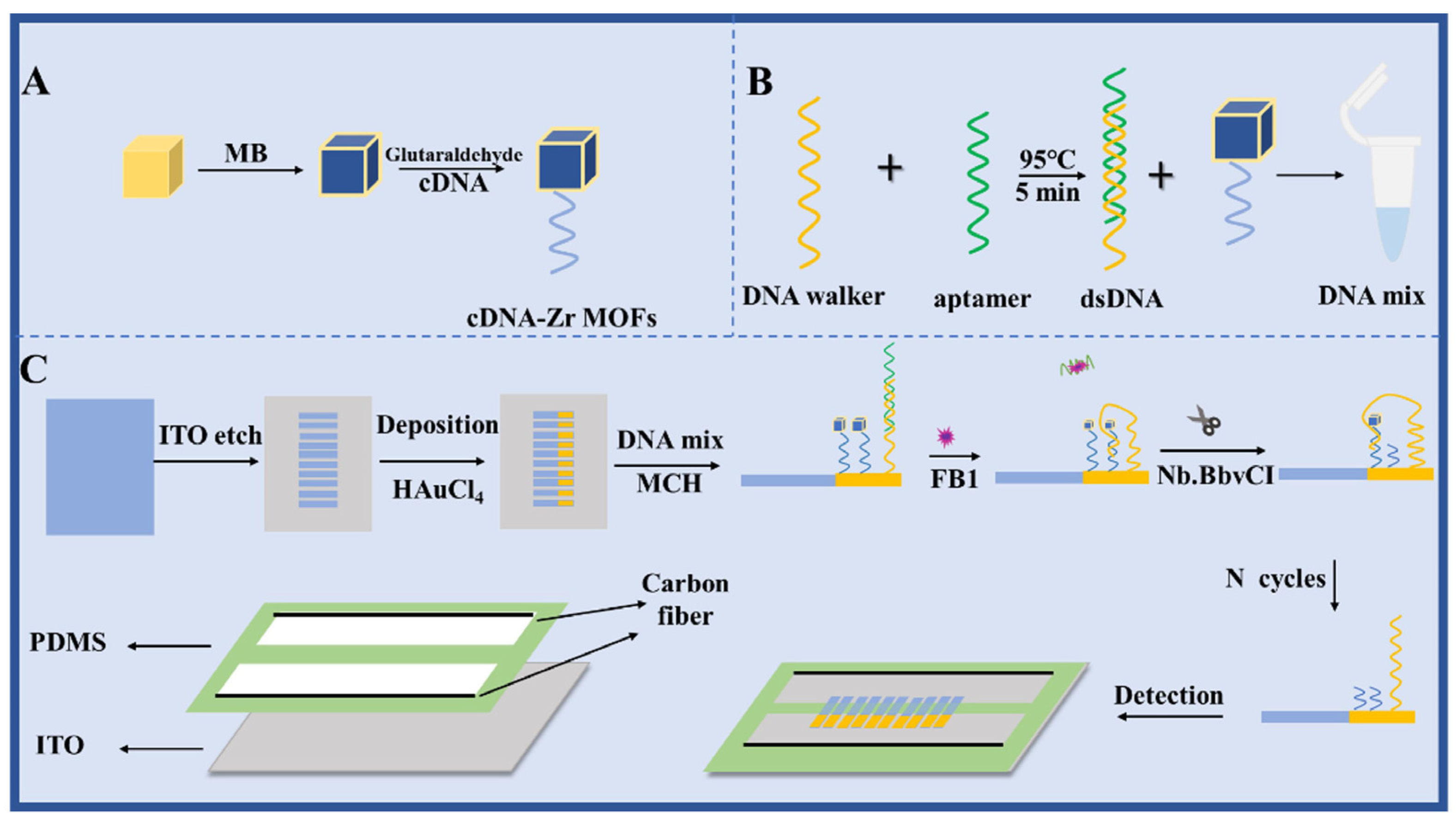 Visual Measurement of Fumonisin B1 with Bipolar Electrodes
