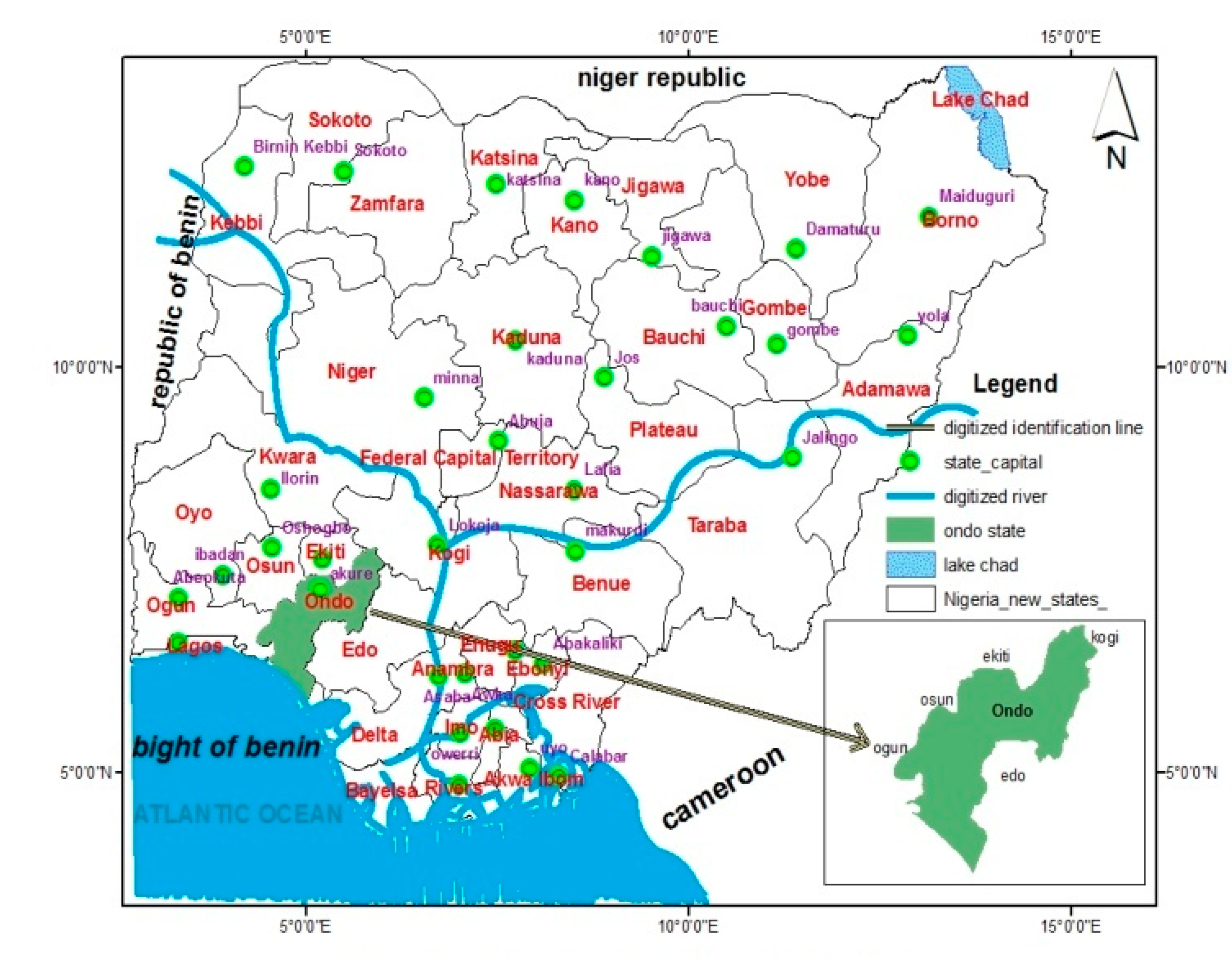 Map Of Nigeria Showing Ondo State Climate | Free Full-Text | Urban Extreme Weather: A Challenge For A Healthy  Living Environment In Akure, Ondo State, Nigeria | Html