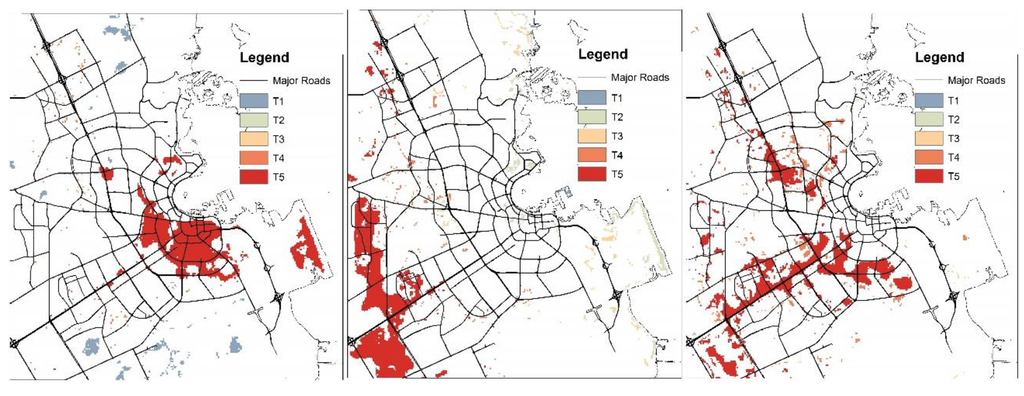 Daytime Variation of Urban Heat Islands: The Case Study of Doha, Qatar