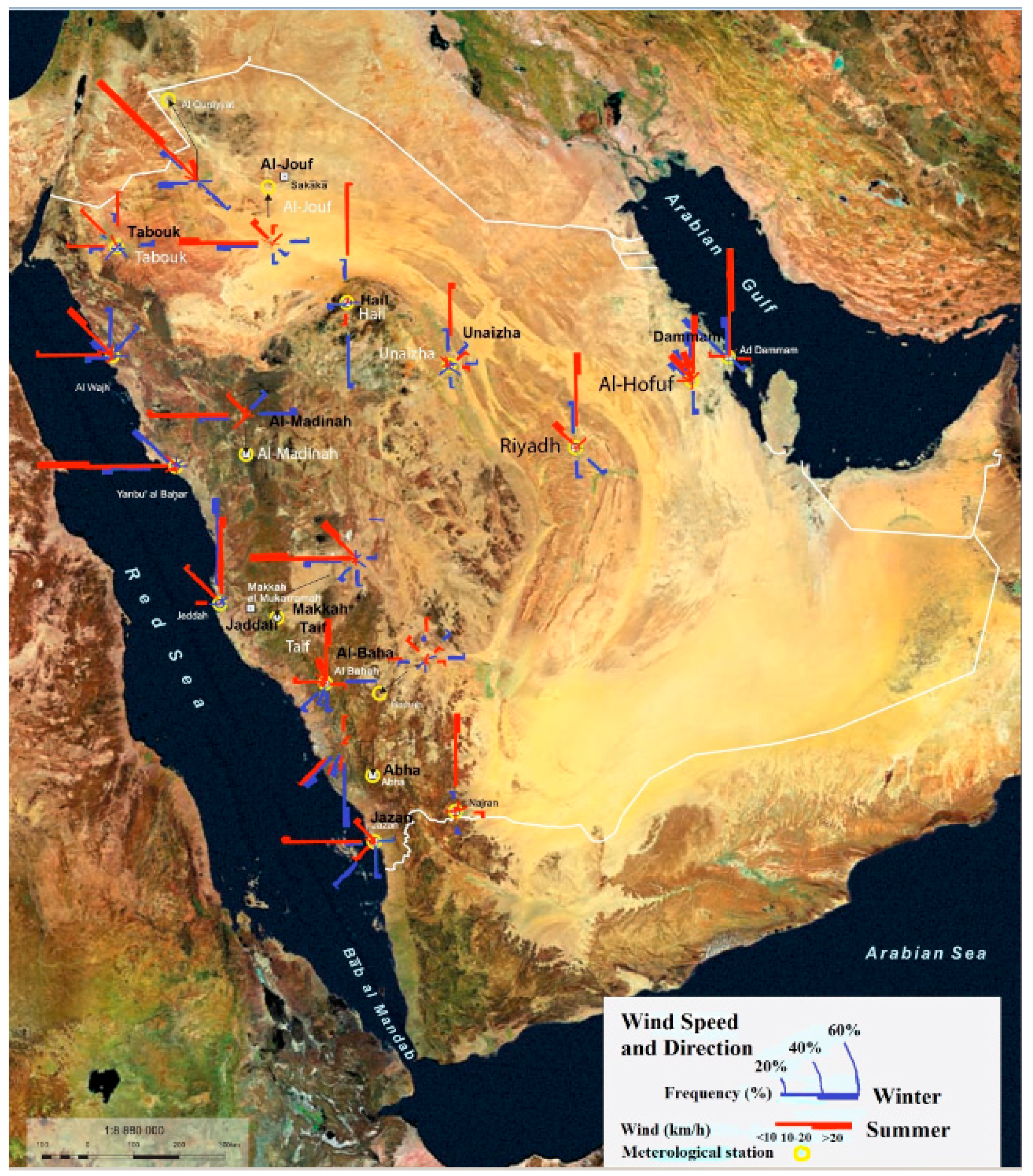 Climate Free Full Text Trends Of Climate Change In Saudi