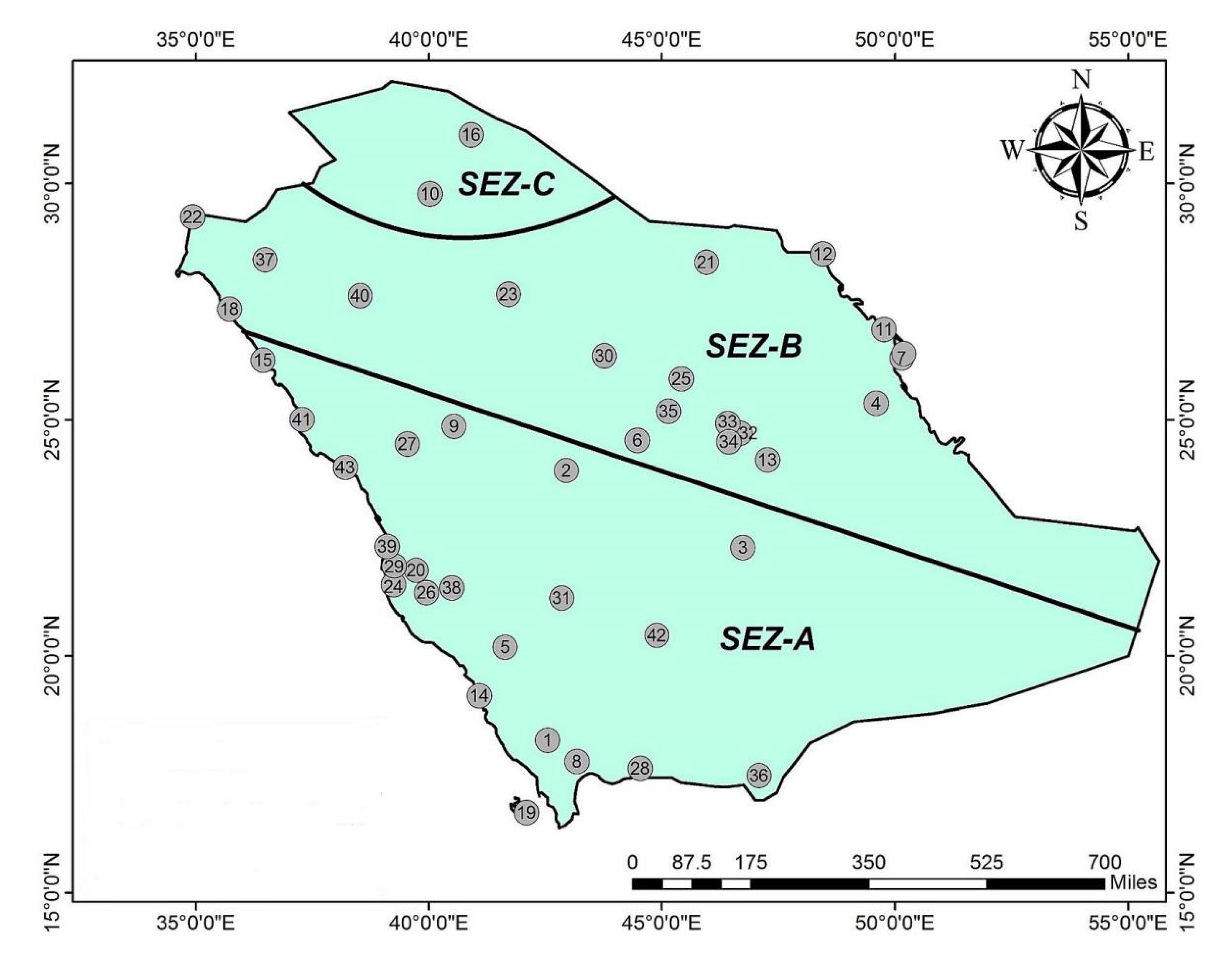 Climate | Free Full-Text | The Solar Radiation Climate of Saudi Arabia