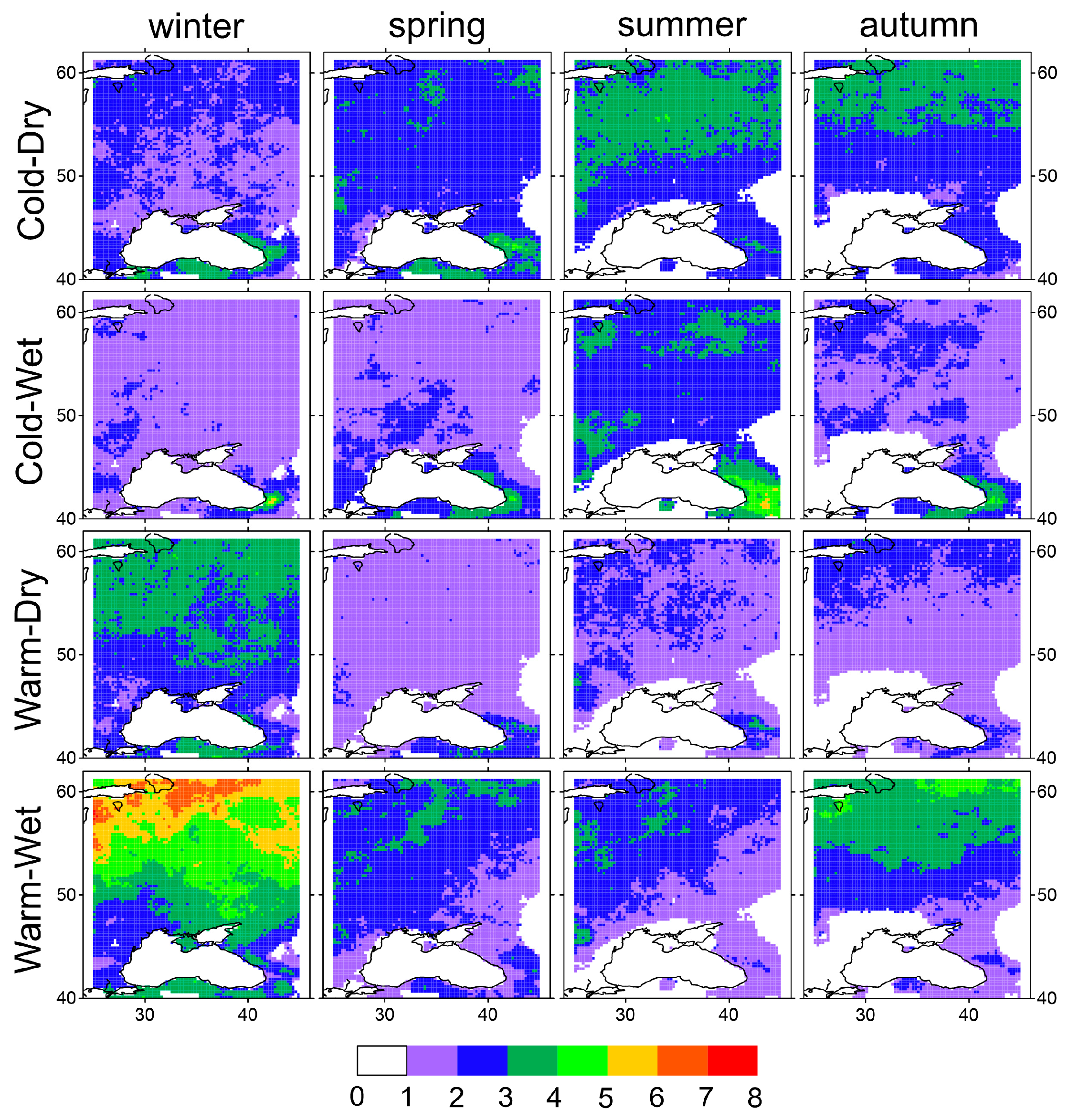 Technologie Vervloekt Middel Climate | Free Full-Text | Connection of Compound Extremes of Air  Temperature and Precipitation with Atmospheric Circulation Patterns in  Eastern Europe