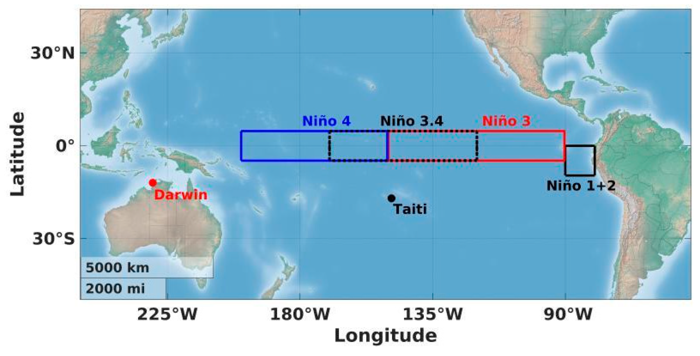 Relationship between El Niño-Southern Oscillation and 