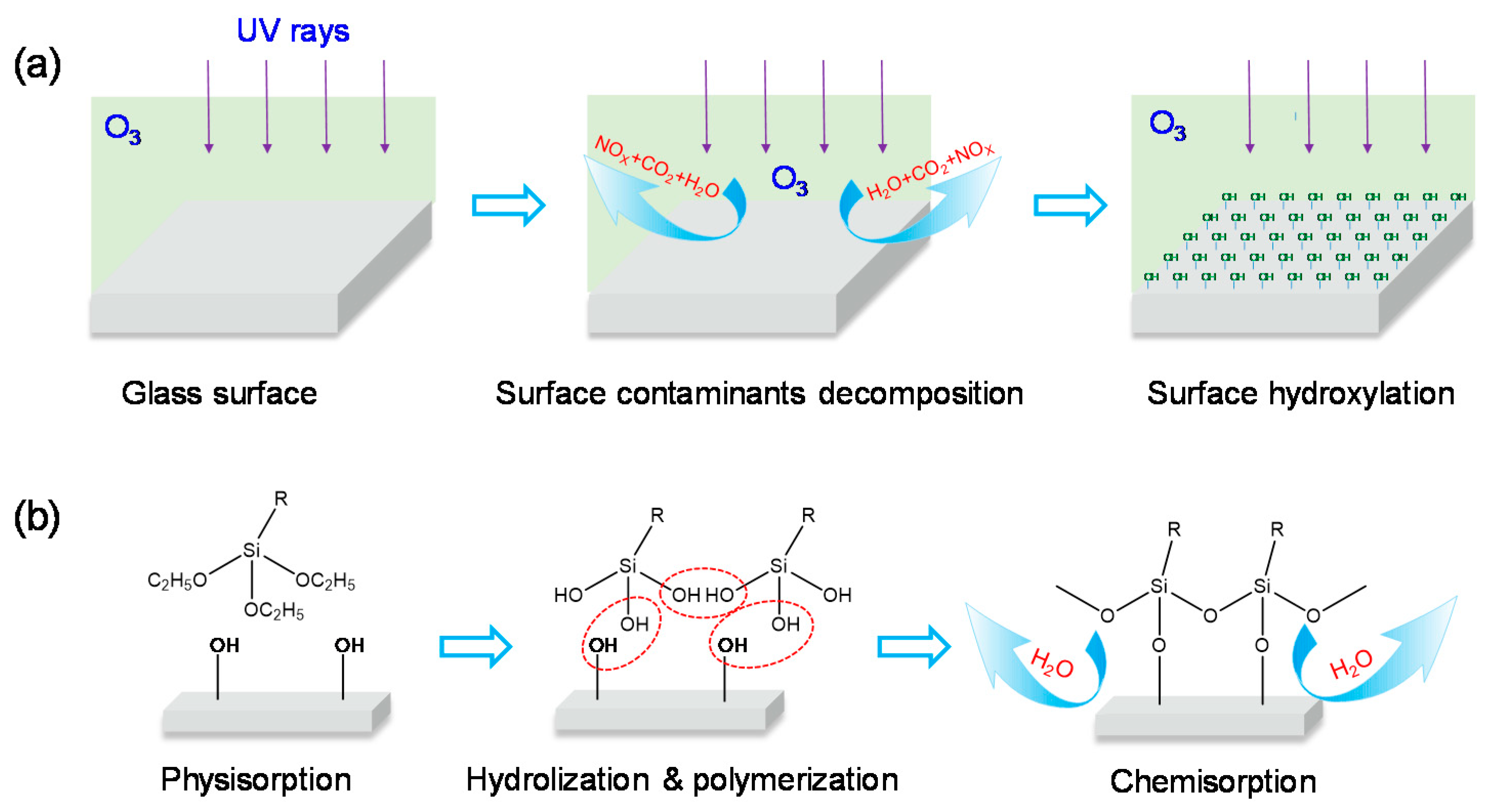 Coatings Free FullText UV/OzoneAssisted Rapid Formation of High