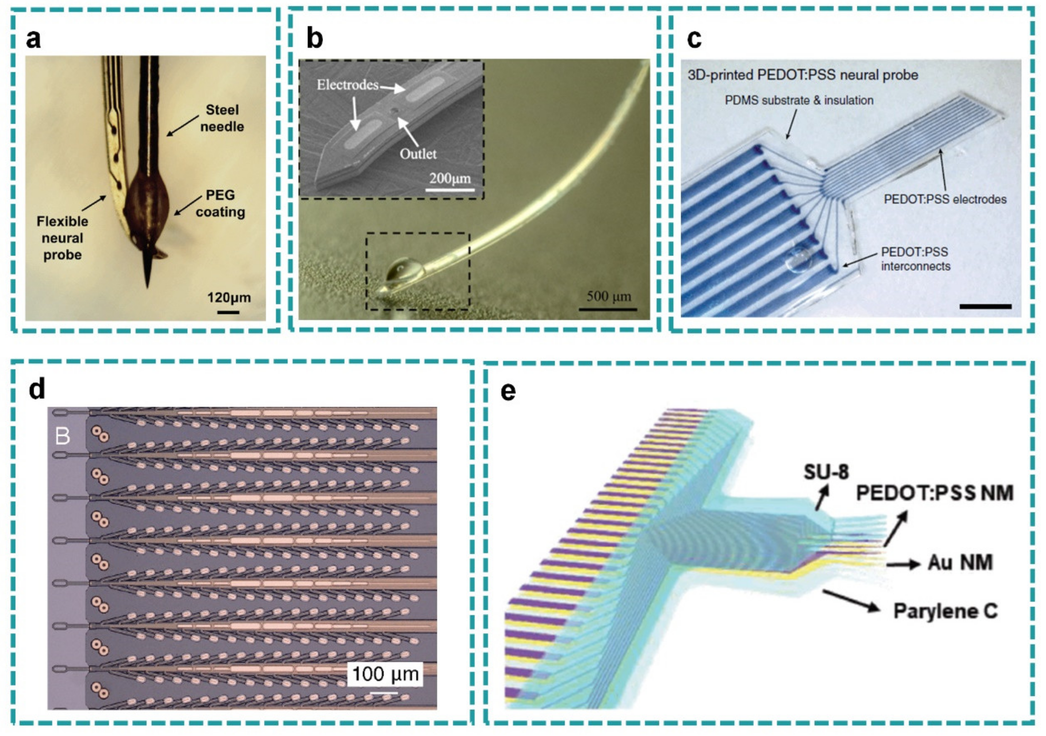 Soft Printable Electrode Coating for Neural Interfaces
