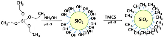Superhydrophobic SiO2/Trimethylchlorosilane Coating for Self-Cleaning ...
