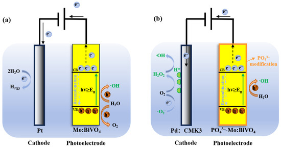 Synergistic Photoelectrocatalytic Degradation of