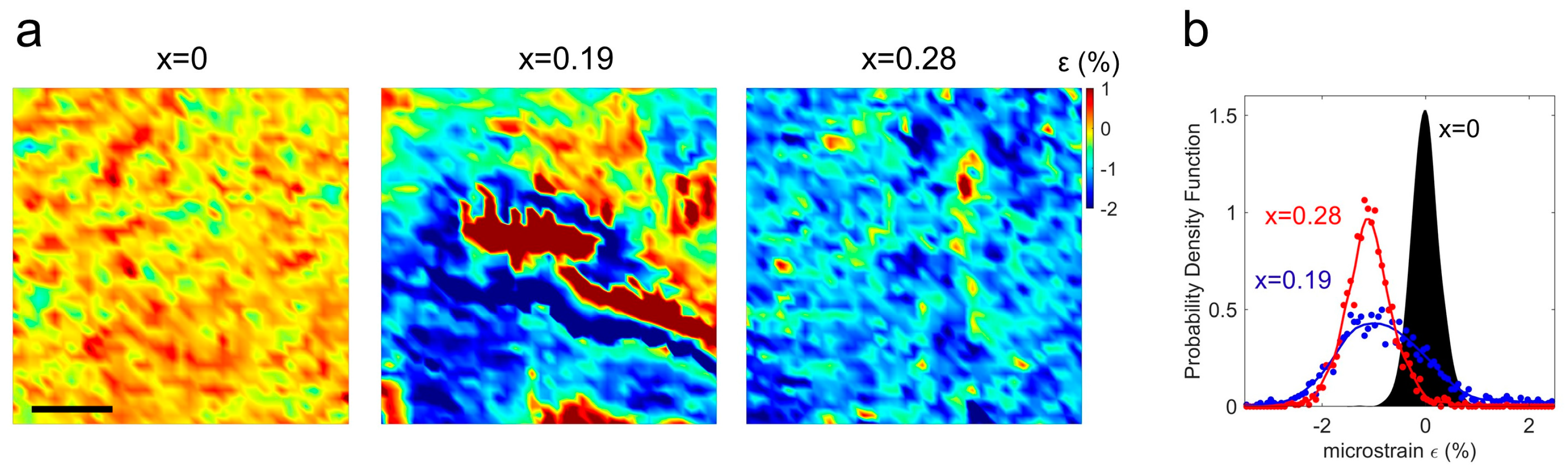 Tensile Microstrain Fluctuations in the BaPbO Units in Superconducting  BaPb1−xBixO3 by Scanning Dispersive Micro-XANES