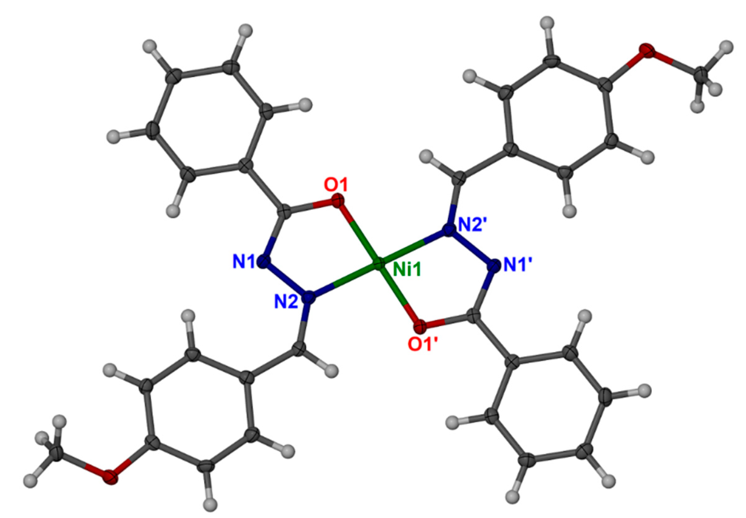 Crystals Free Full Text Synthesis Characterization Single Crystal X Ray Structure And Biological Activities Of Z N 4 Methoxybenzylidene Benzohydrazide Nickel Ii Plex Html Crystals Free Full Text Synthesis Characterization Single Crystal X Ray Structure And Biological Activities Of Z N 4 Methoxybenzylidene Benzohydrazide Nickel Ii Plex Html