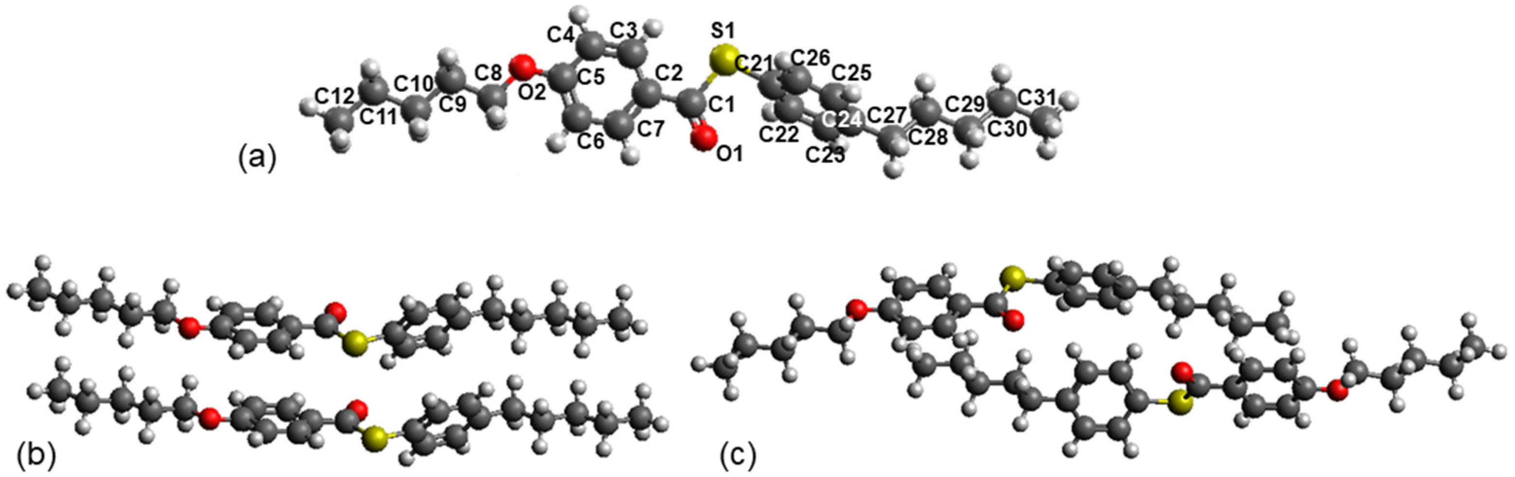 Crystals | Free Full-Text | Structural Study of Nematogenic Compound 5OS5