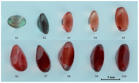 Identification of Some Gem-Quality Red and Green Feldspars