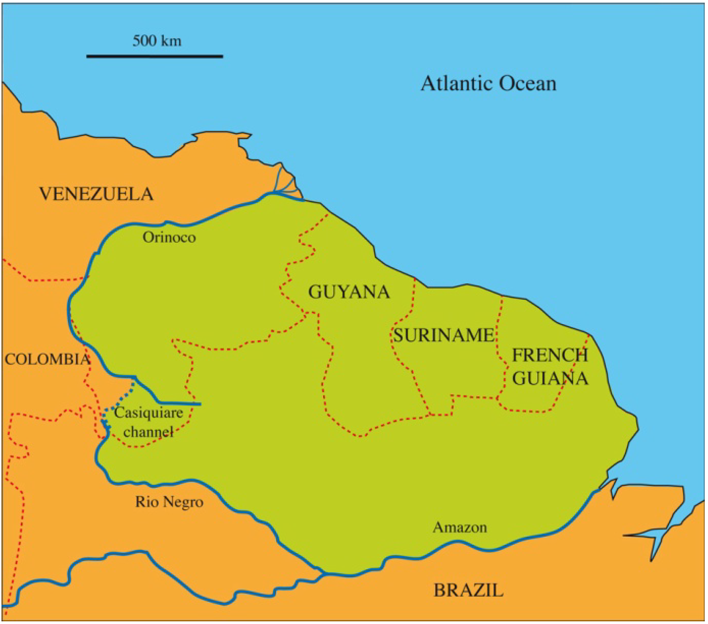 Guiana highlands facts
