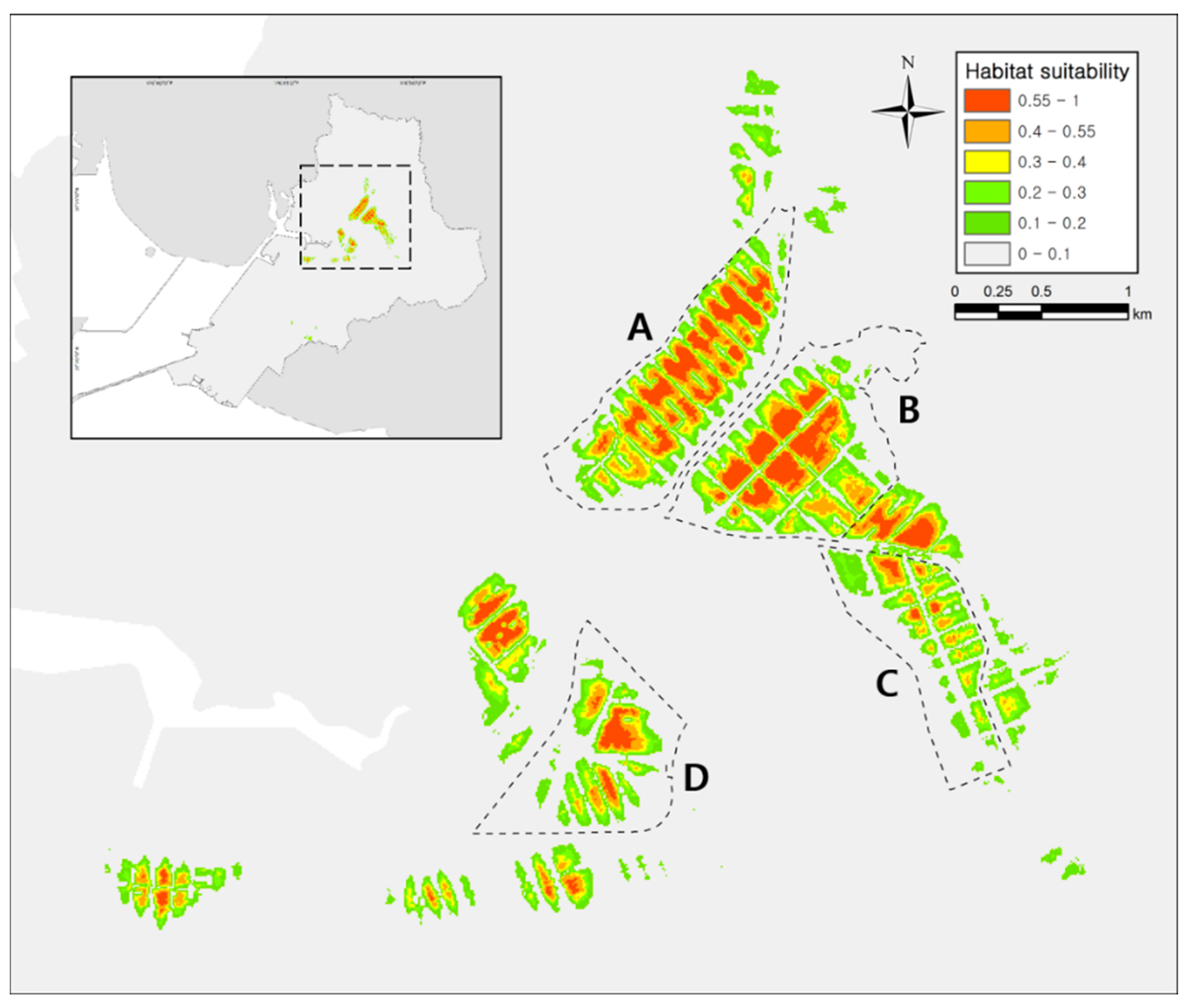 Diversity Free Full Text Defining Conservation Requirements For The Suweon Treefrog Dryophytes Suweonensis Using Species Distribution Models Html
