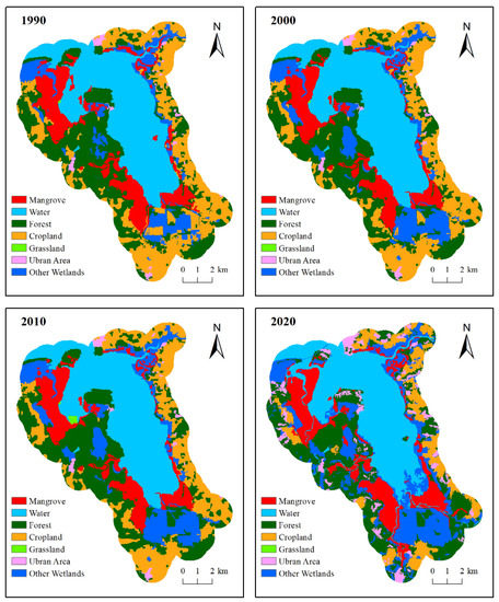 Assessment of Spatiotemporal Dynamics of Mangrove in Five Typical ...